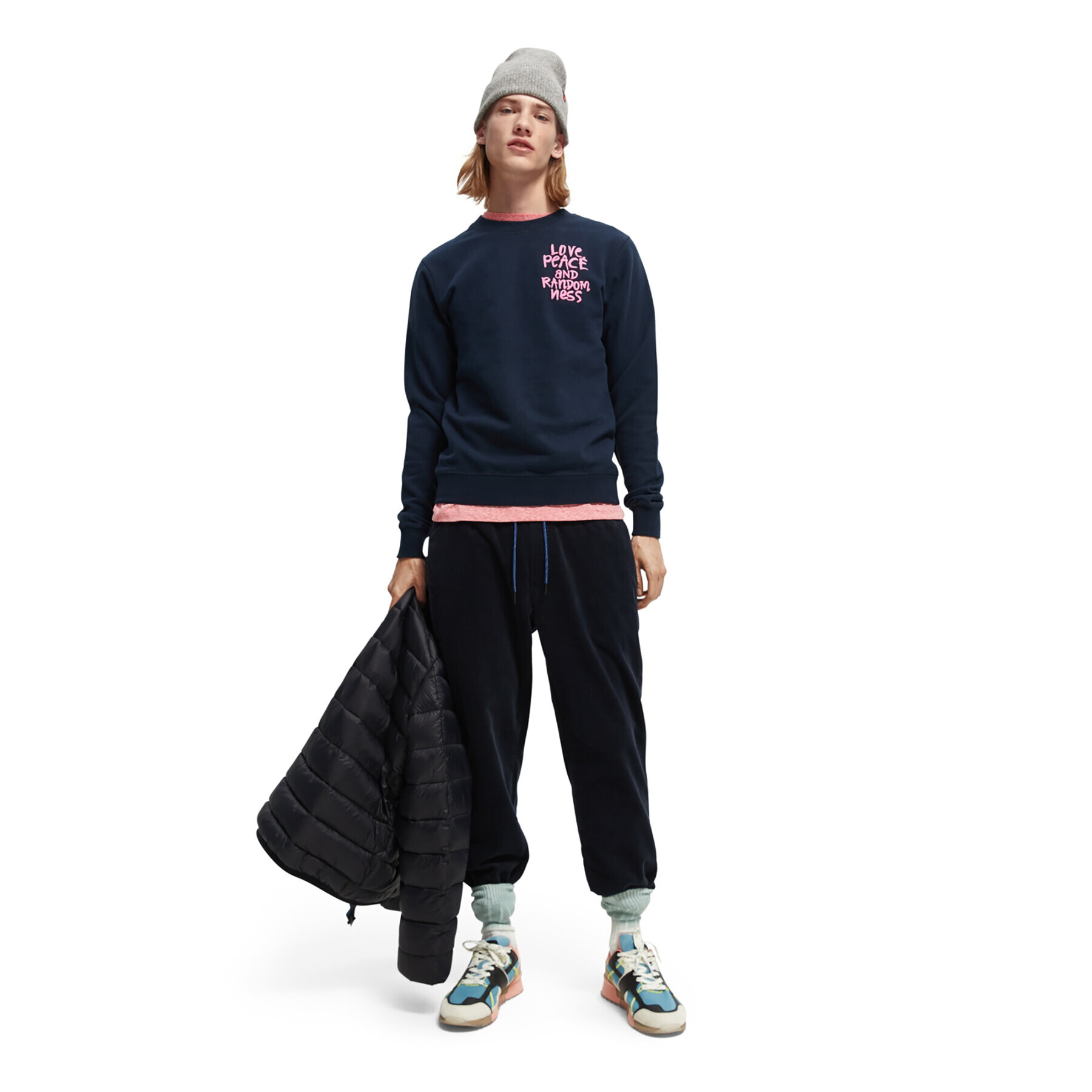 Scotch & Soda Суитшърт 169764 Тъмносин Regular Fit - Pepit.bg