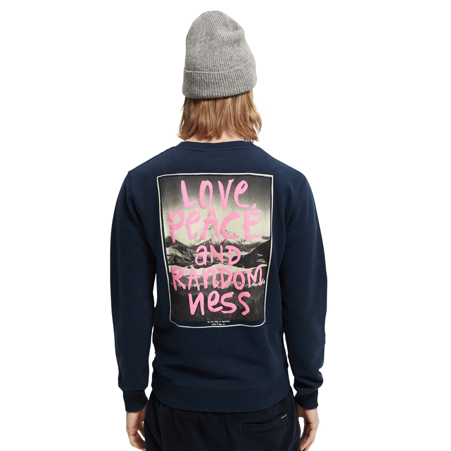 Scotch & Soda Суитшърт 169764 Тъмносин Regular Fit - Pepit.bg