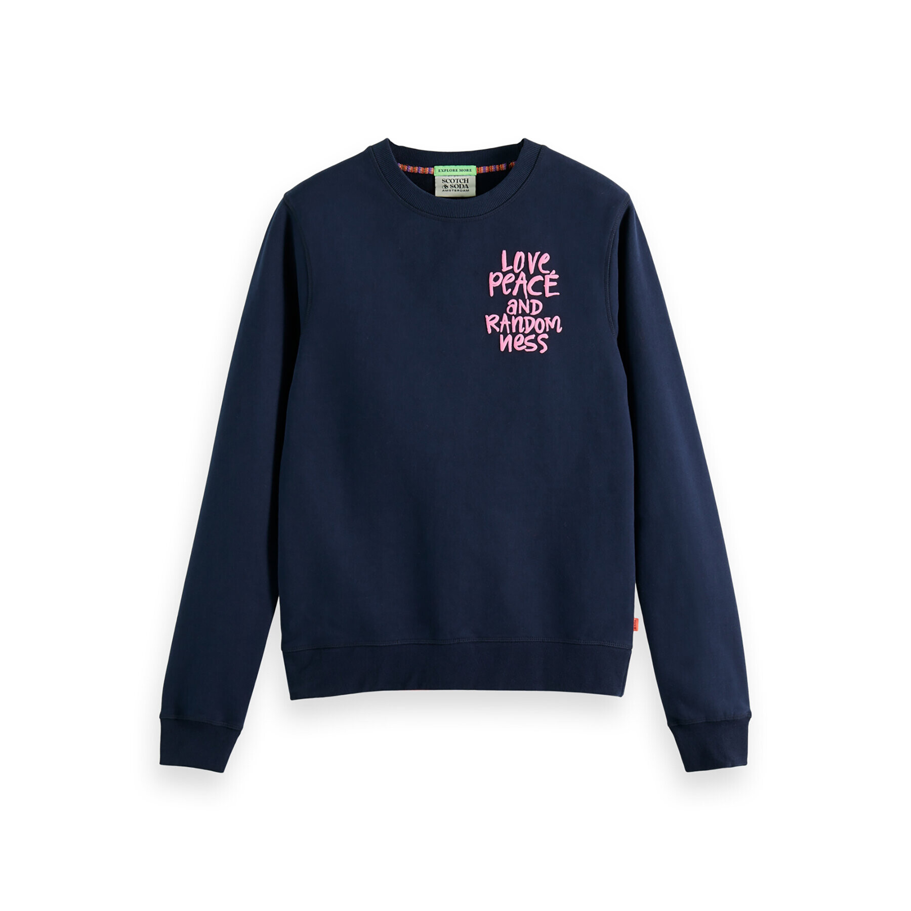 Scotch & Soda Суитшърт 169764 Тъмносин Regular Fit - Pepit.bg