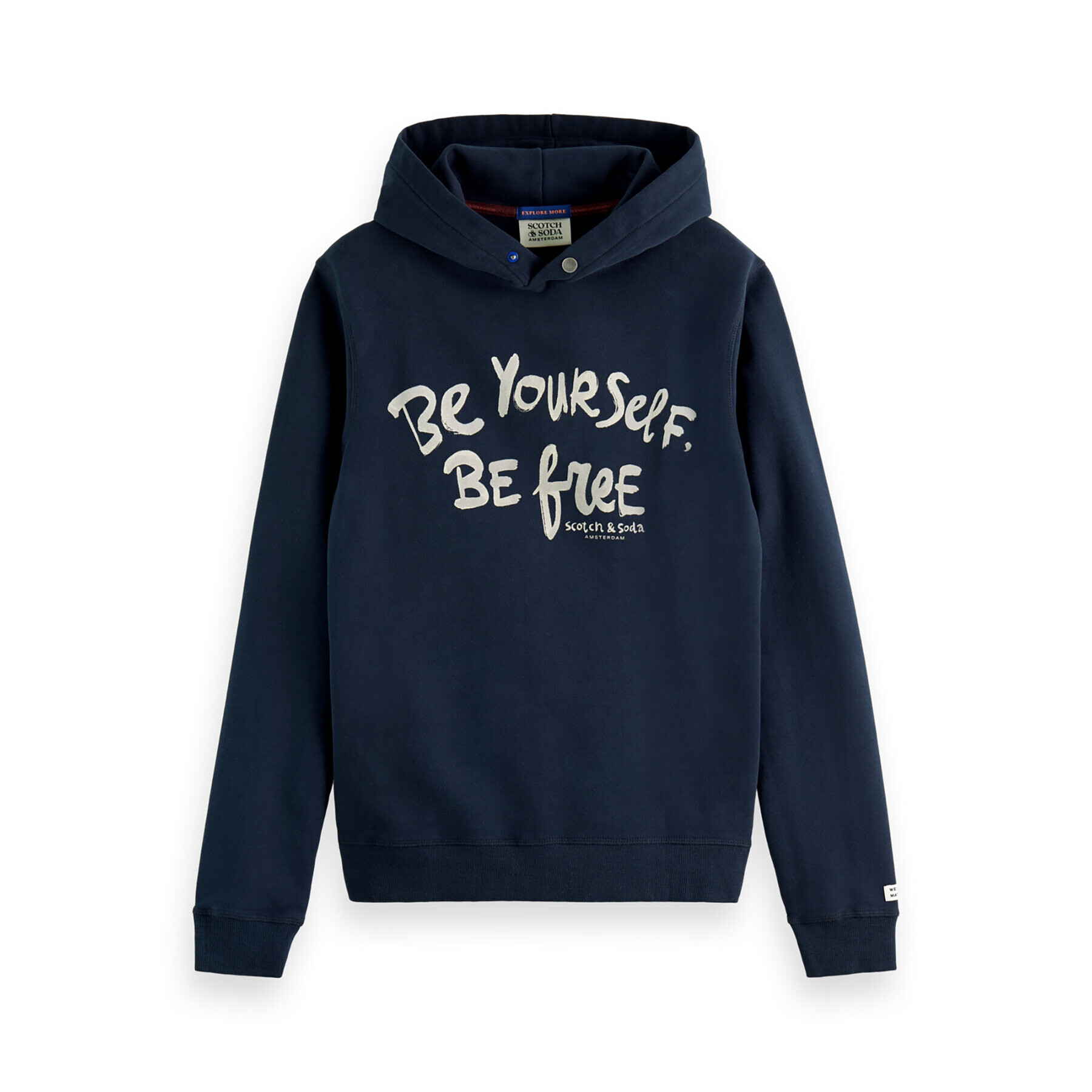 Scotch & Soda Суитшърт 169765 Тъмносин Regular Fit - Pepit.bg