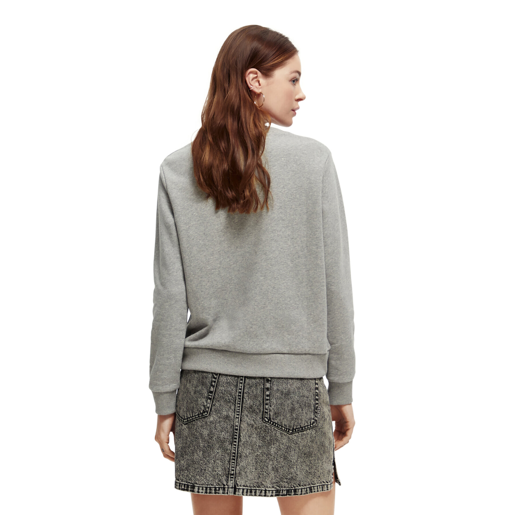 Scotch & Soda Суитшърт 171337 Сив Regular Fit - Pepit.bg