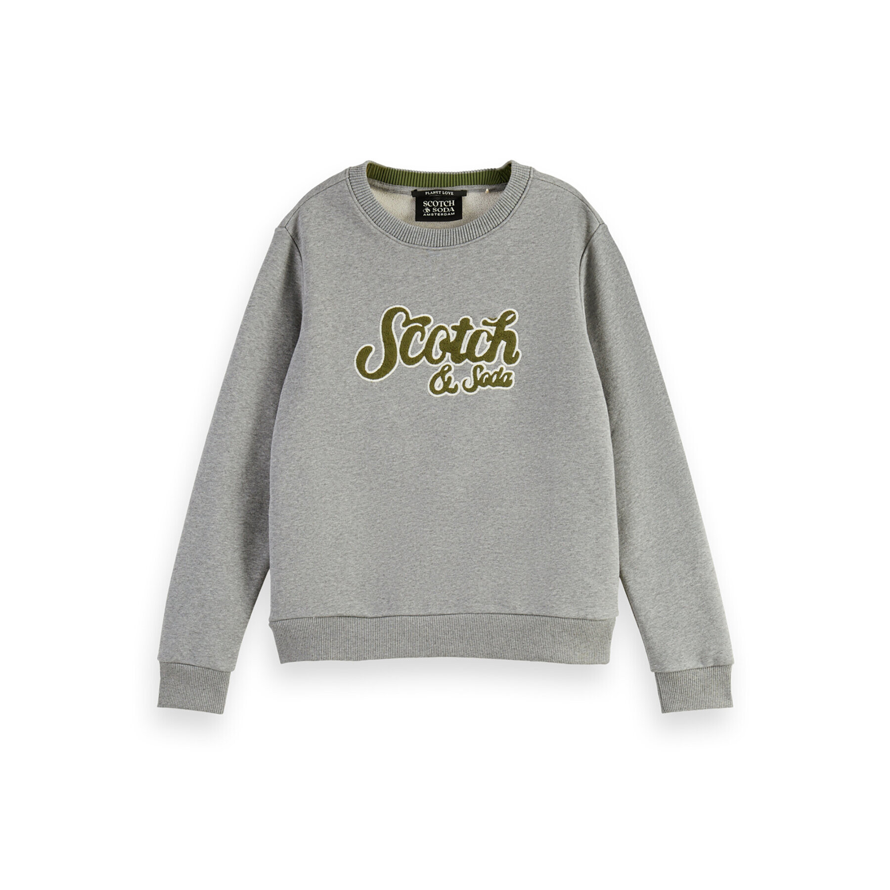 Scotch & Soda Суитшърт 171337 Сив Regular Fit - Pepit.bg