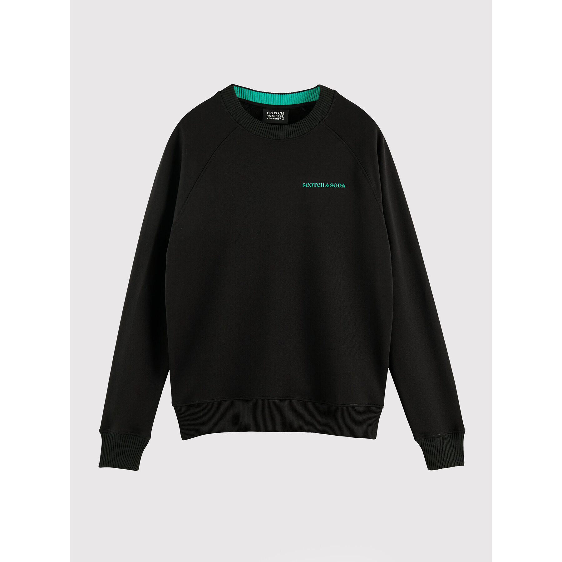 Scotch & Soda Суитшърт Unisex 168486 Черен Comfortable Fit - Pepit.bg