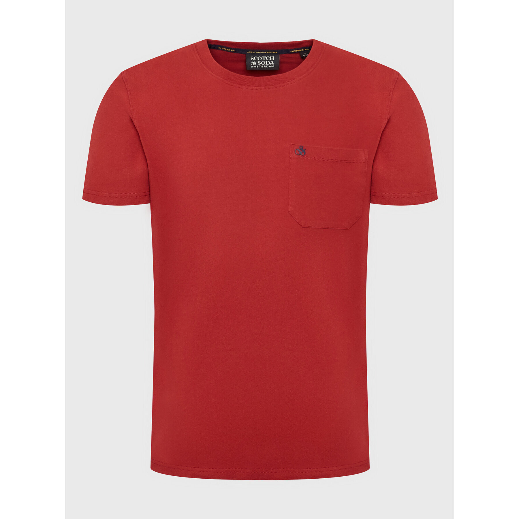 Scotch & Soda Тишърт 167332 Червен Regular Fit - Pepit.bg