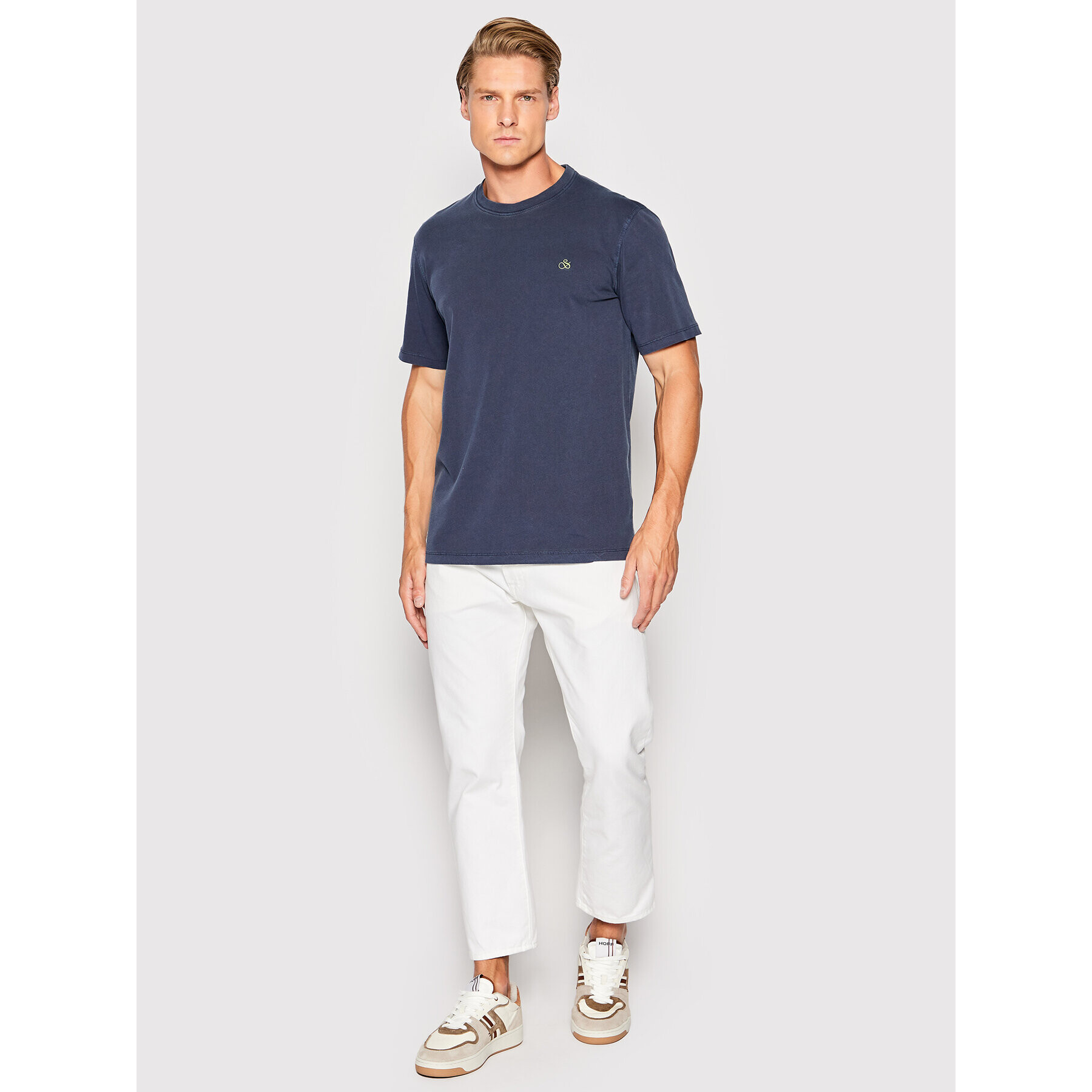 Scotch & Soda Тишърт 167333 Син Regular Fit - Pepit.bg