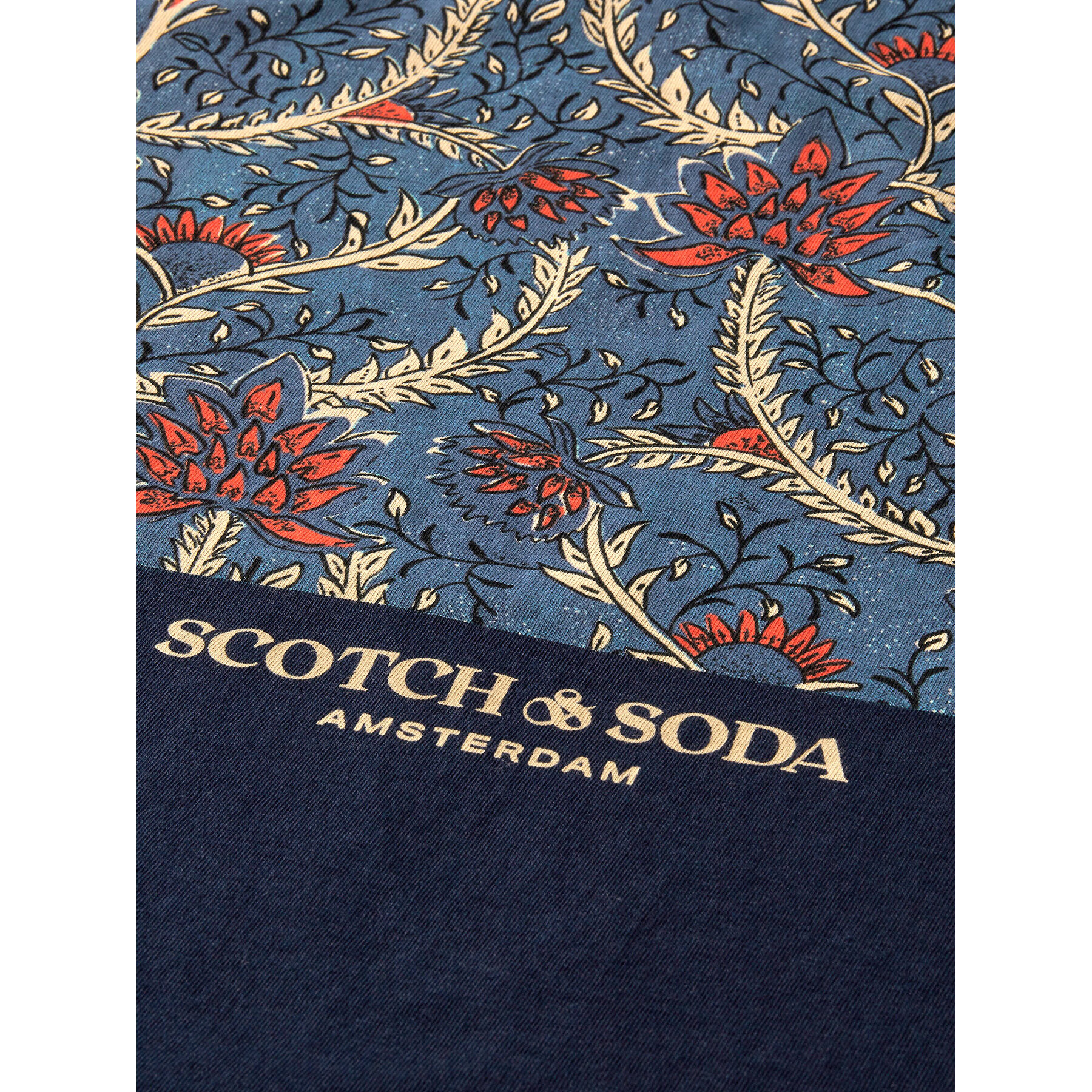 Scotch & Soda Тишърт 167340 Тъмносин Regular Fit - Pepit.bg