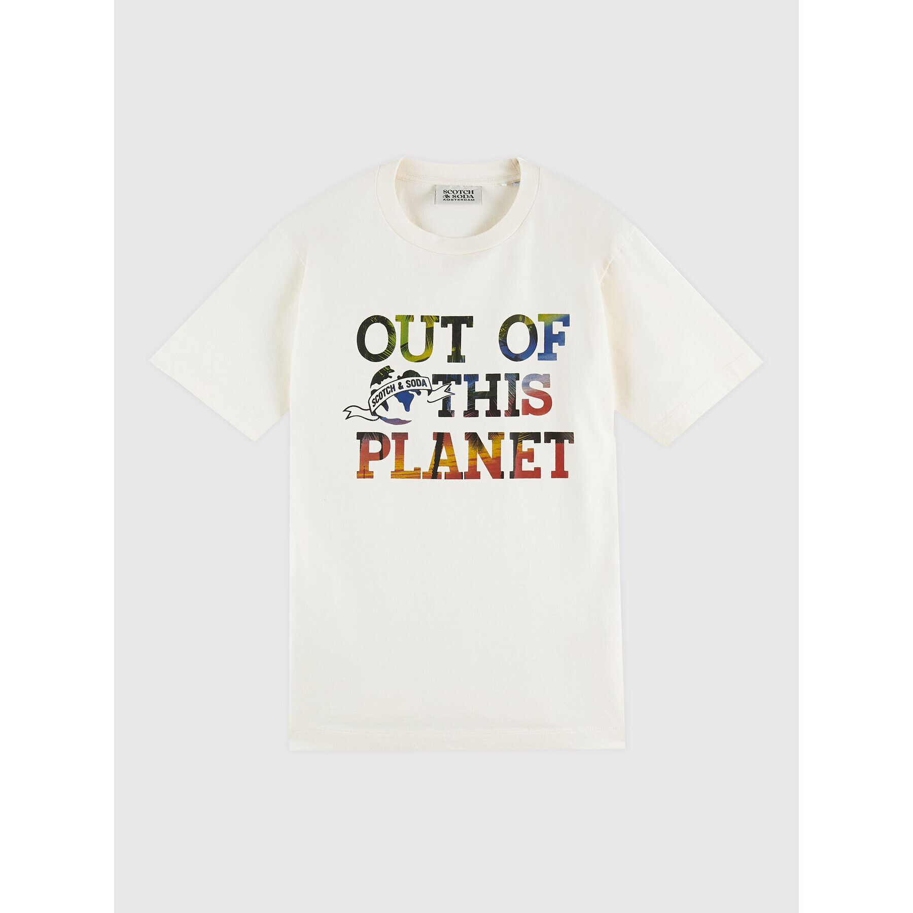 Scotch & Soda Тишърт 167343 Бежов Regular Fit - Pepit.bg