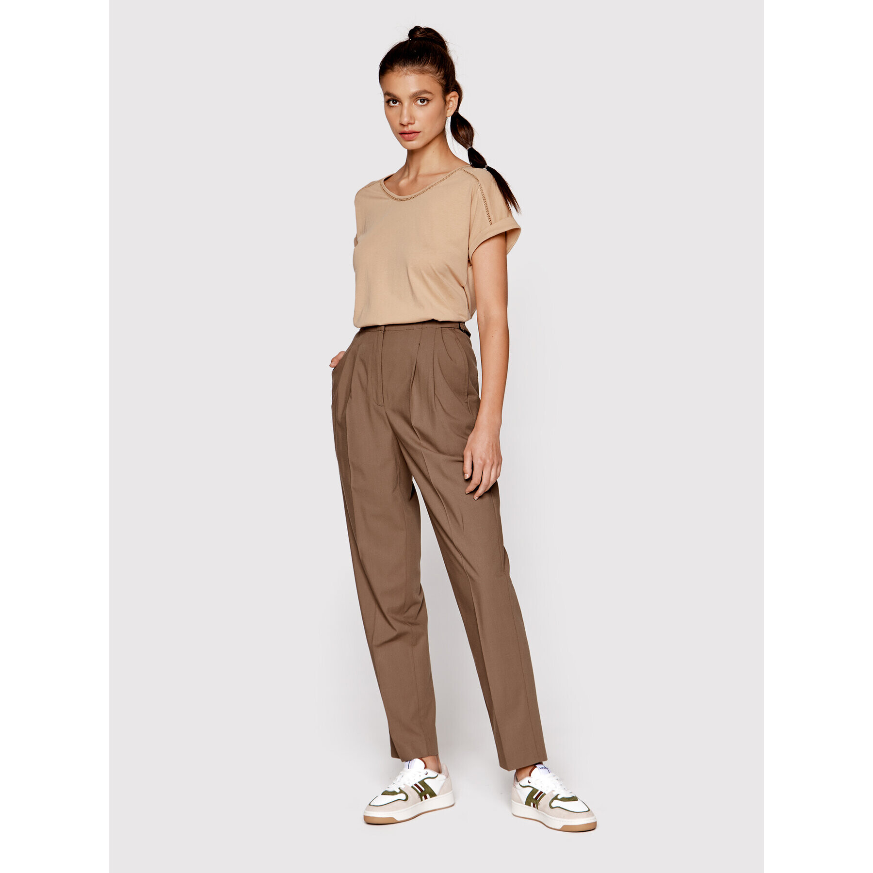 Scotch & Soda Тишърт 167883 Бежов Relaxed Fit - Pepit.bg