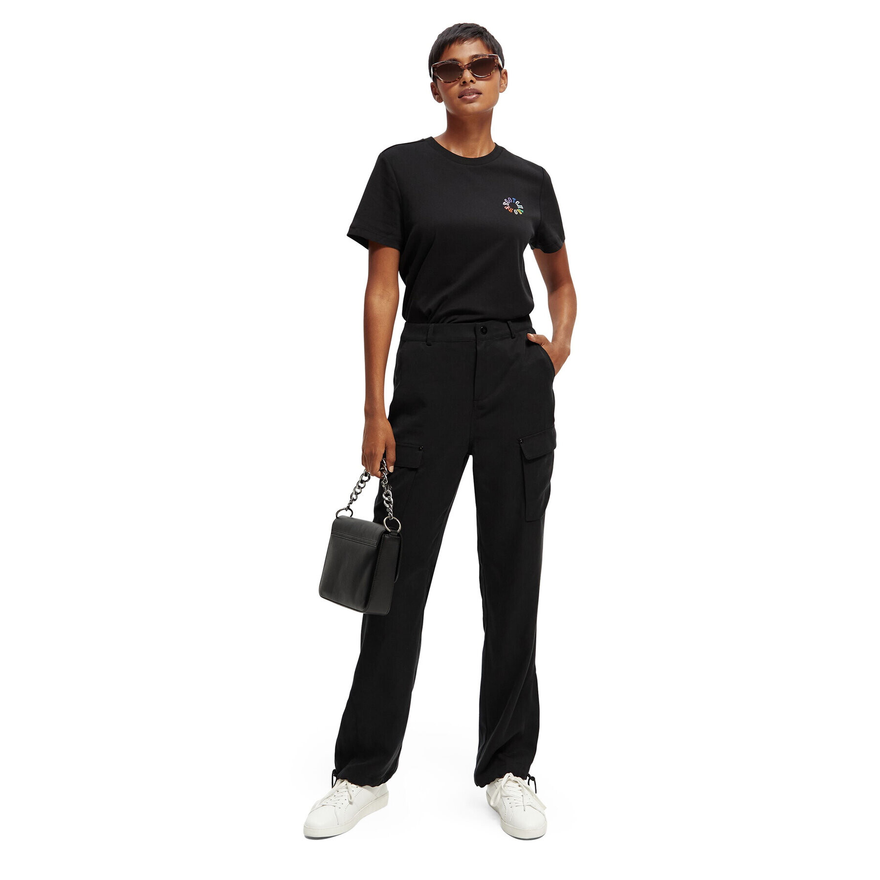 Scotch & Soda Тишърт 167885 Черен Regular Fit - Pepit.bg