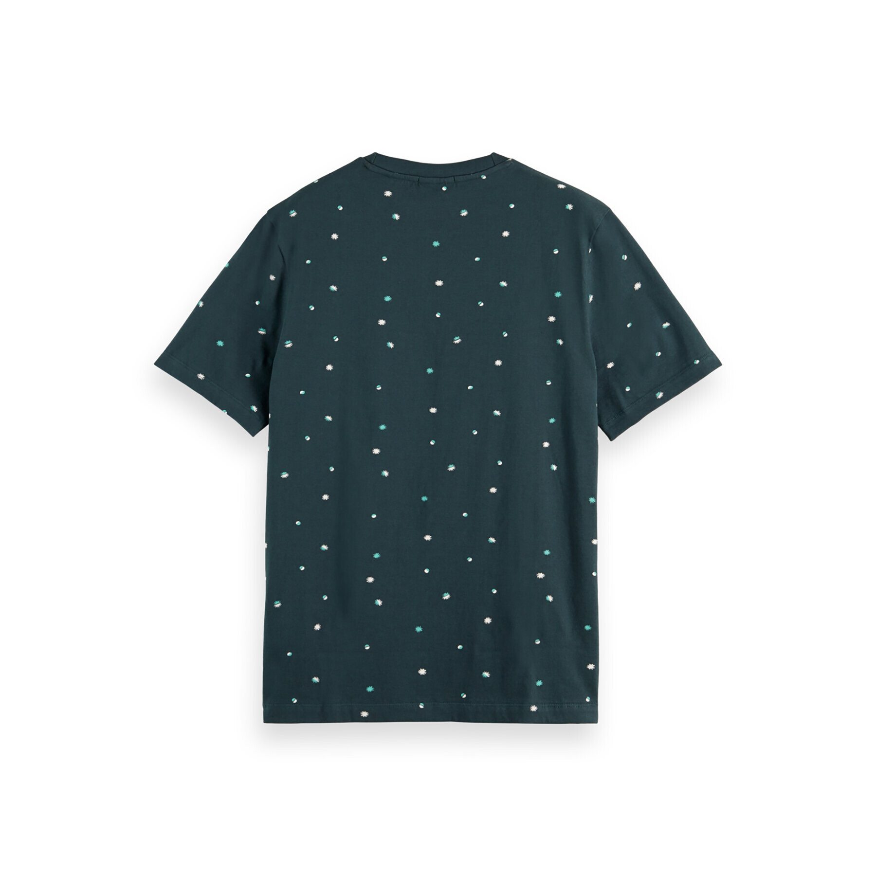 Scotch & Soda Тишърт 169073 Зелен Regular Fit - Pepit.bg