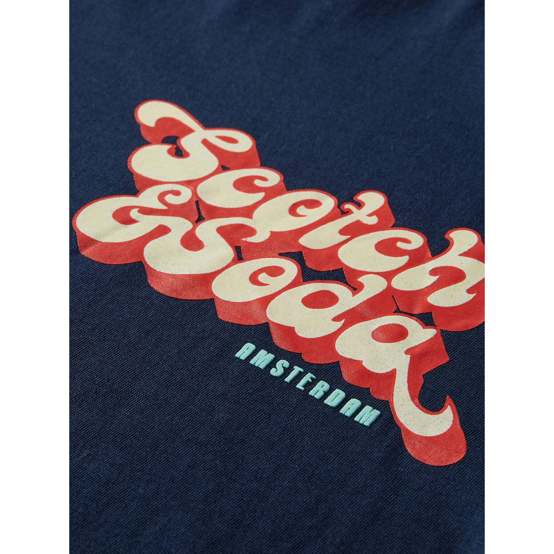Scotch & Soda Тишърт 169075 Тъмносин Regular Fit - Pepit.bg