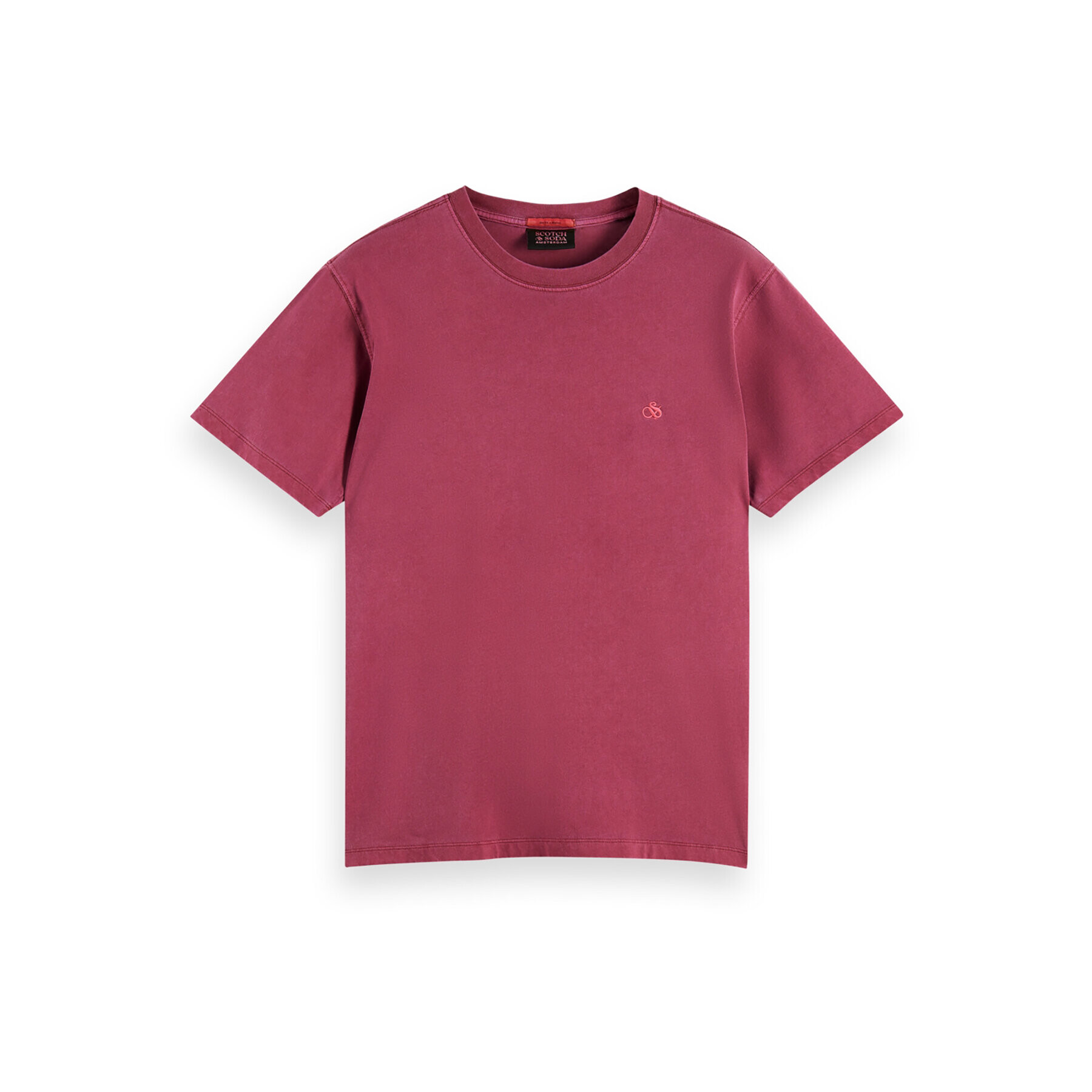 Scotch & Soda Тишърт 169076 Бордо Regular Fit - Pepit.bg