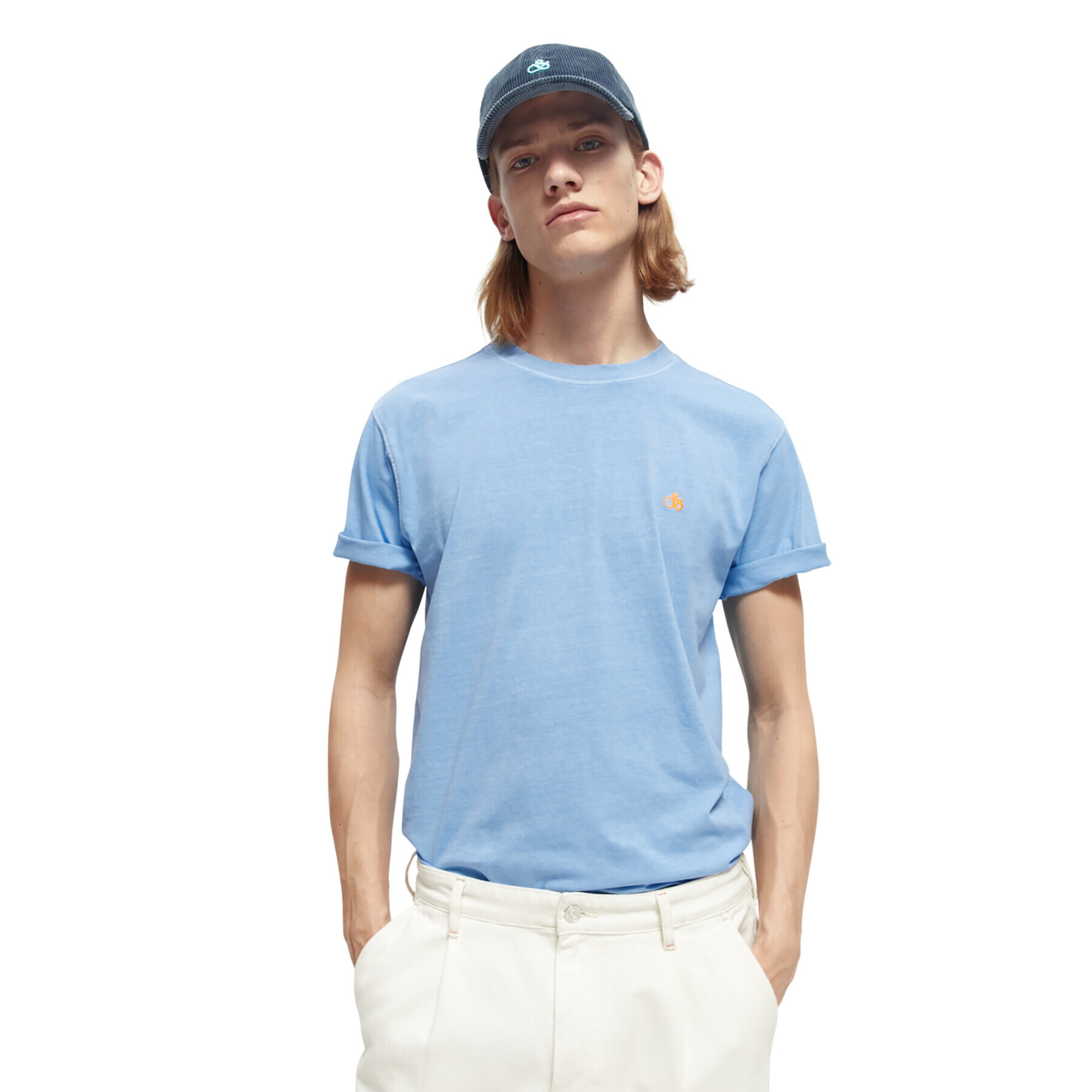 Scotch & Soda Тишърт 169076 Син Regular Fit - Pepit.bg