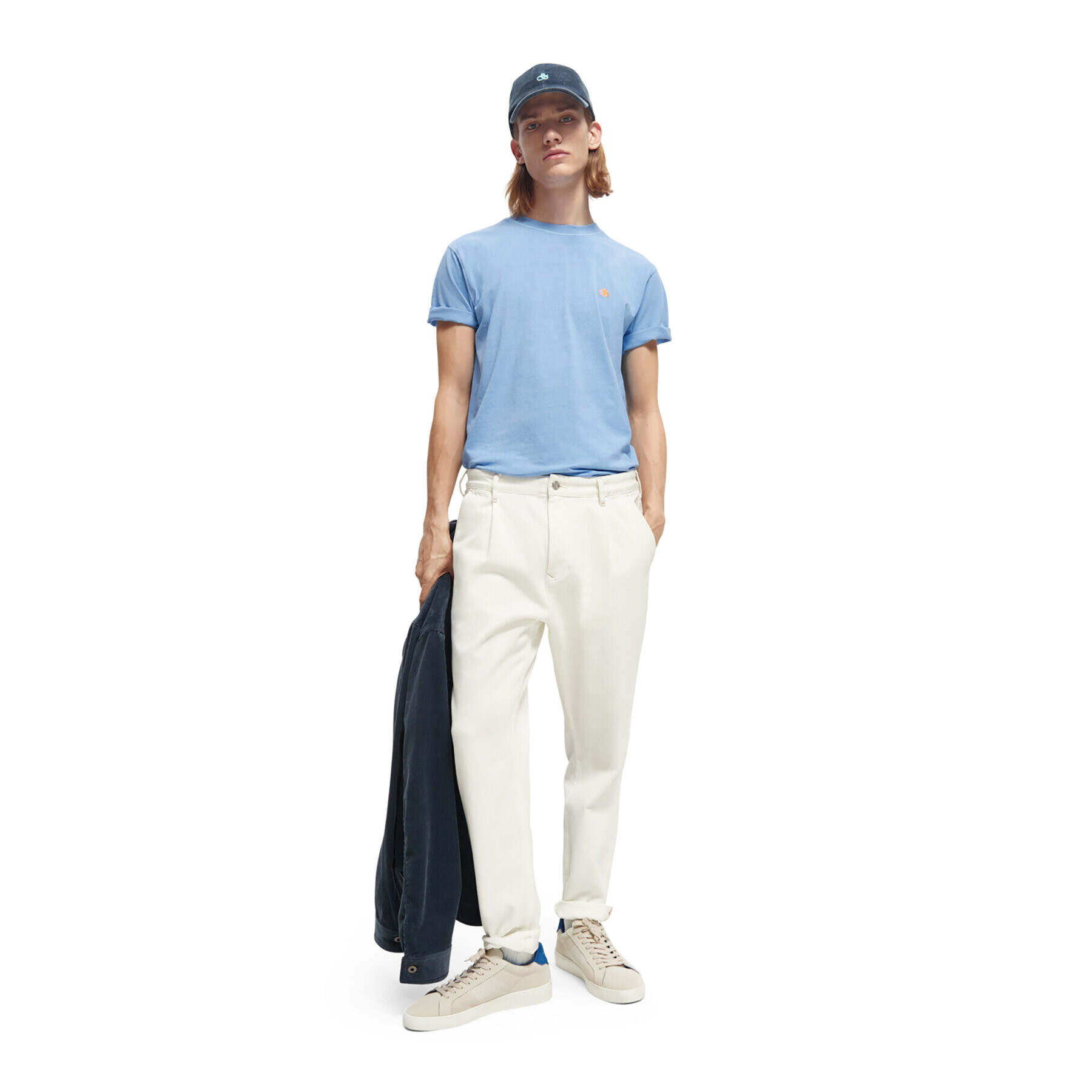 Scotch & Soda Тишърт 169076 Син Regular Fit - Pepit.bg