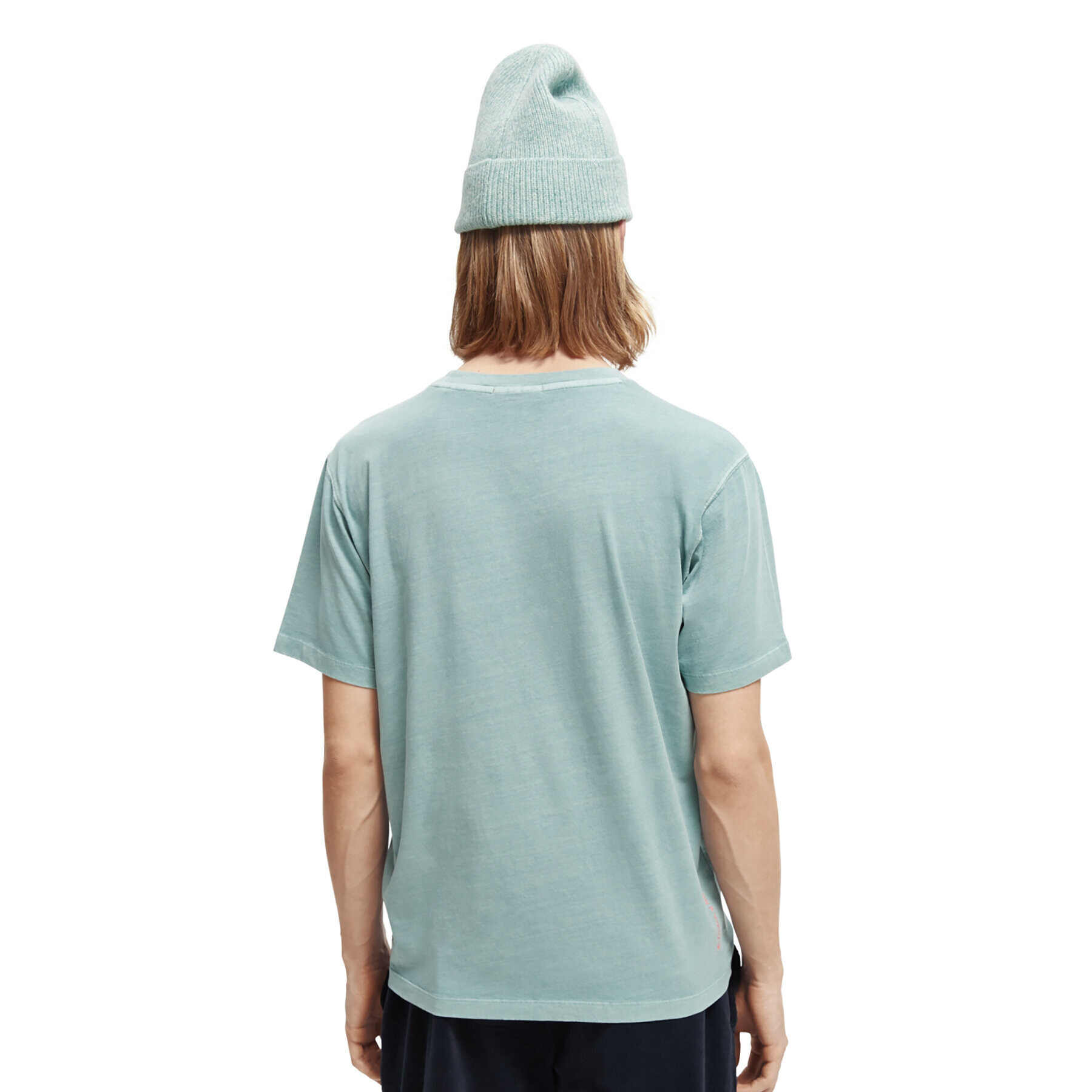Scotch & Soda Тишърт 169076 Зелен Regular Fit - Pepit.bg