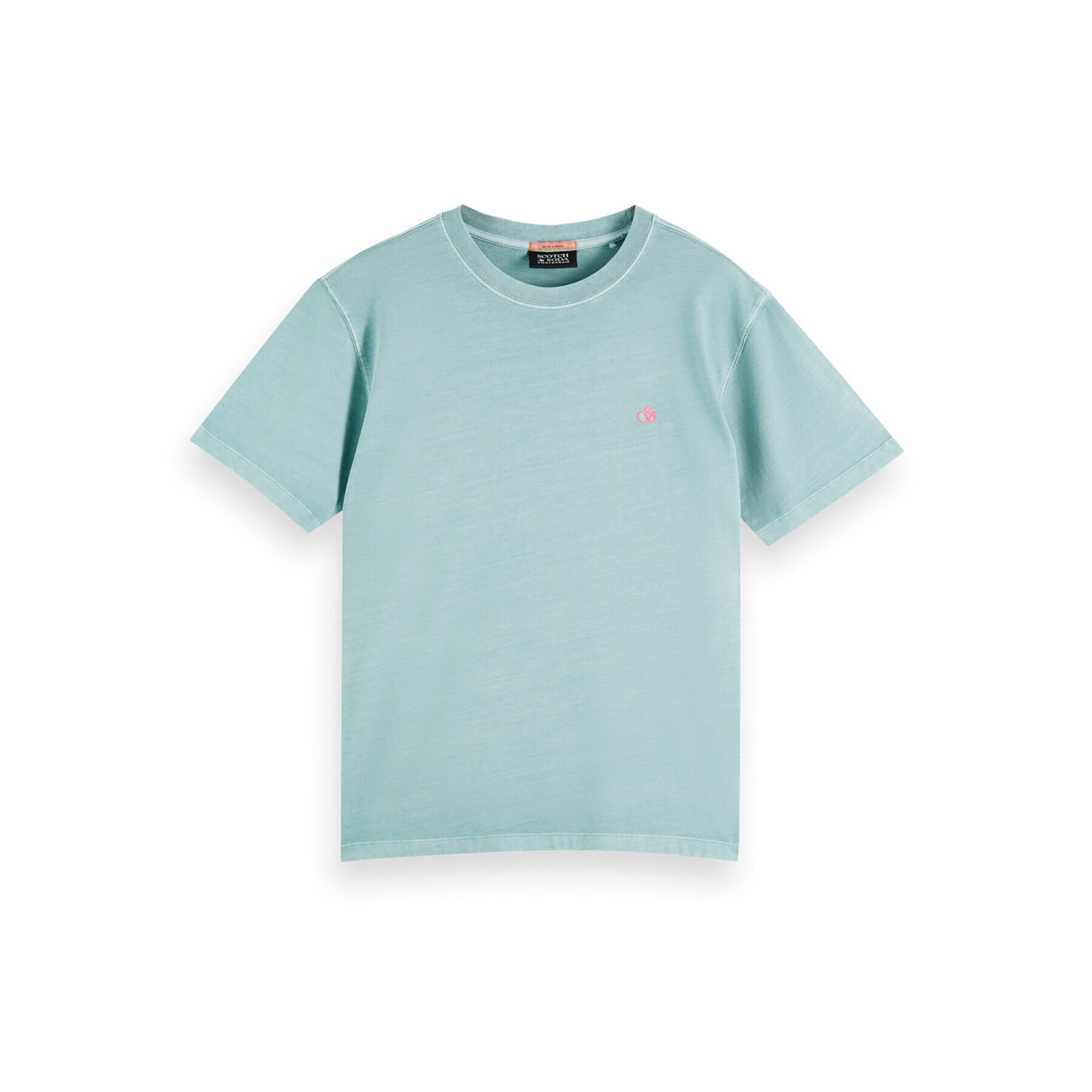Scotch & Soda Тишърт 169076 Зелен Regular Fit - Pepit.bg