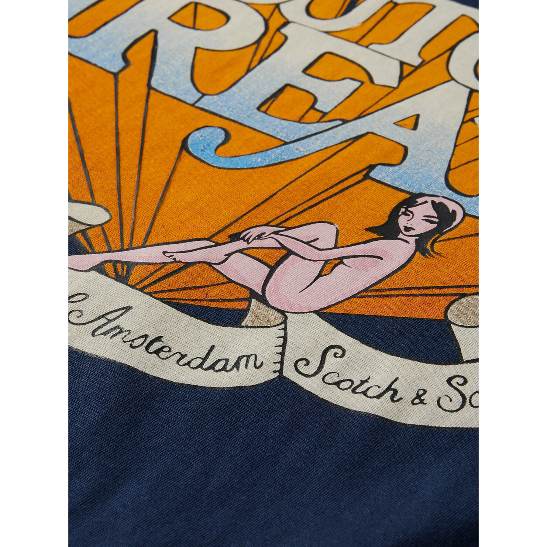Scotch & Soda Тишърт 169081 Тъмносин Regular Fit - Pepit.bg