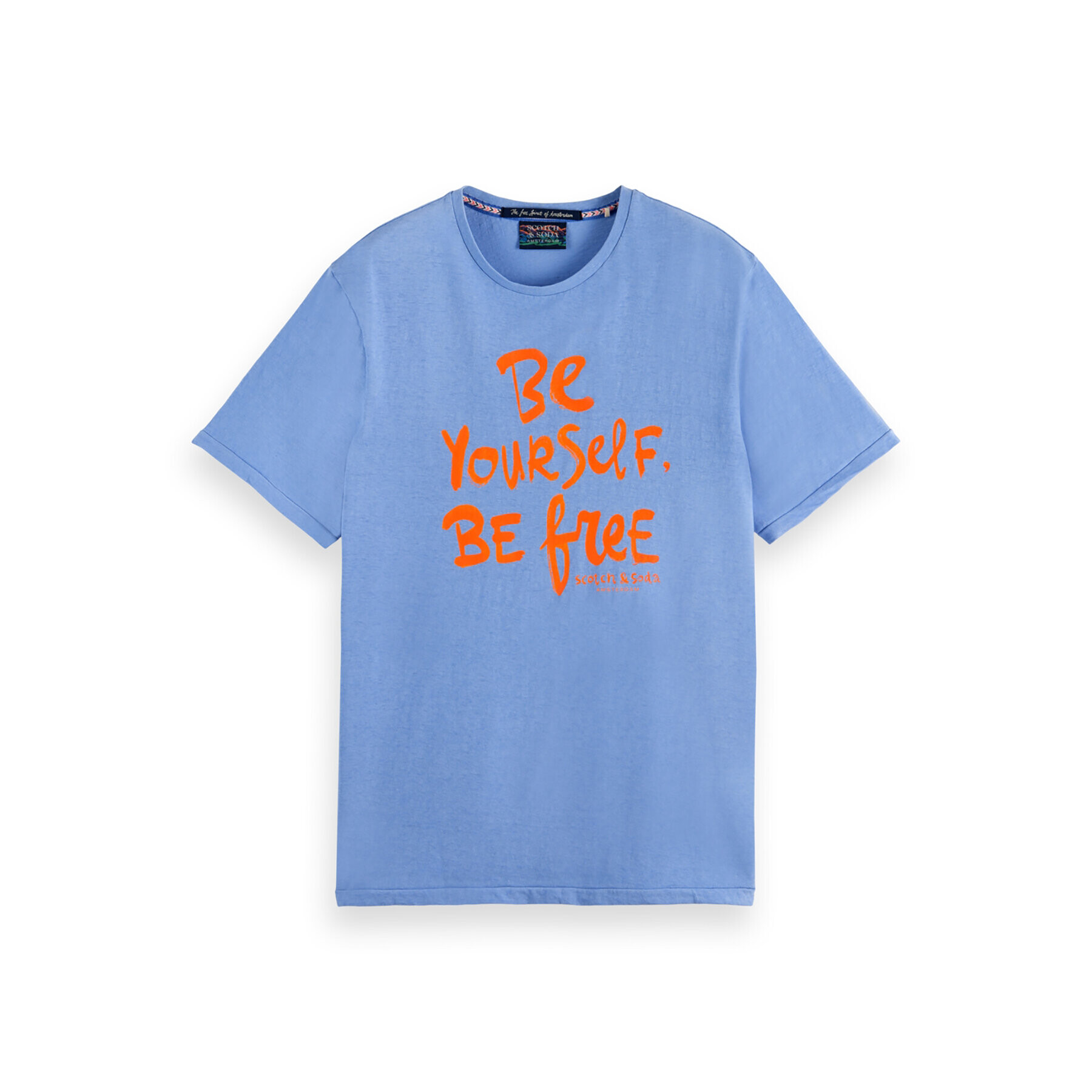 Scotch & Soda Тишърт 169243 Син Regular Fit - Pepit.bg