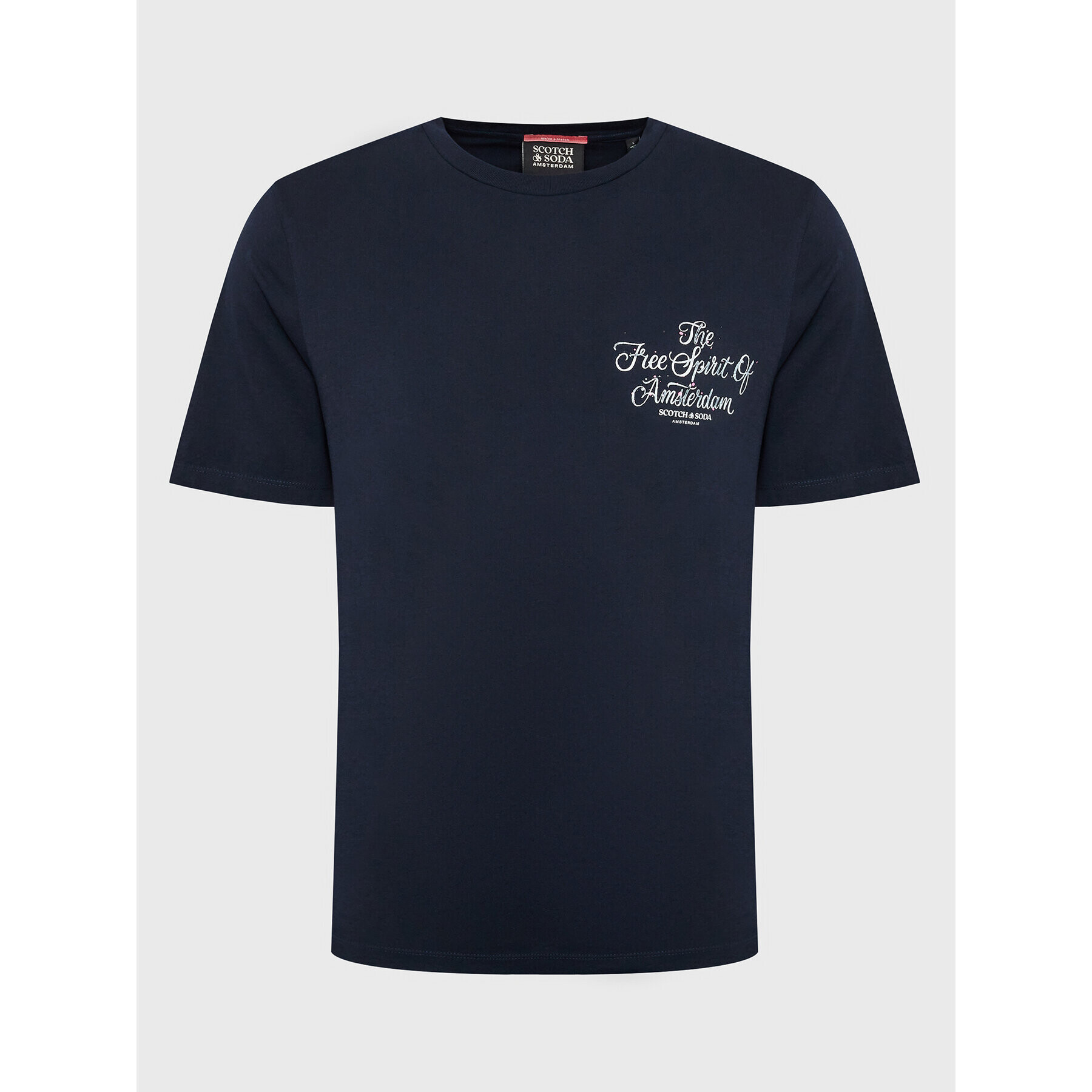 Scotch & Soda Тишърт 169944 Тъмносин Regular Fit - Pepit.bg