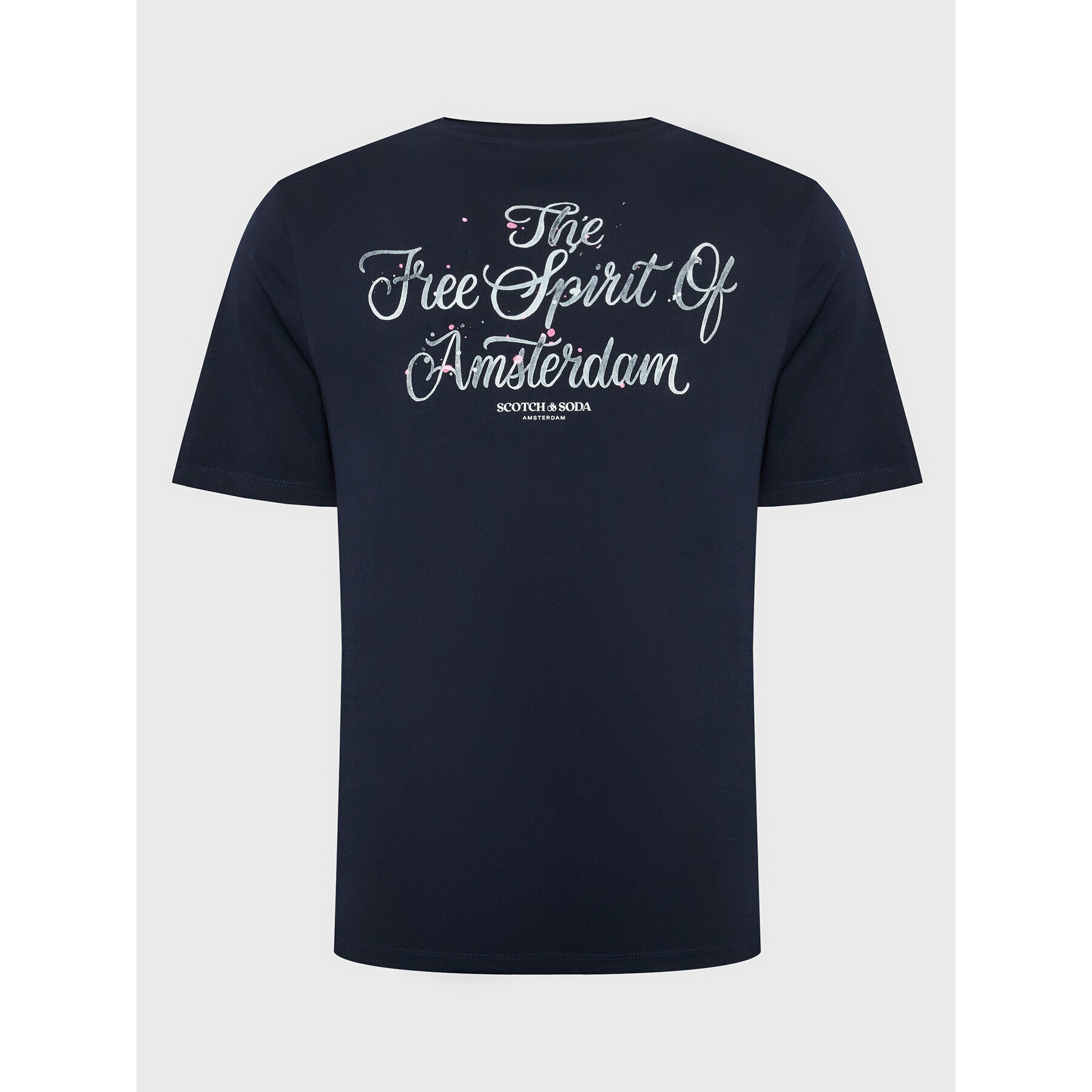 Scotch & Soda Тишърт 169944 Тъмносин Regular Fit - Pepit.bg