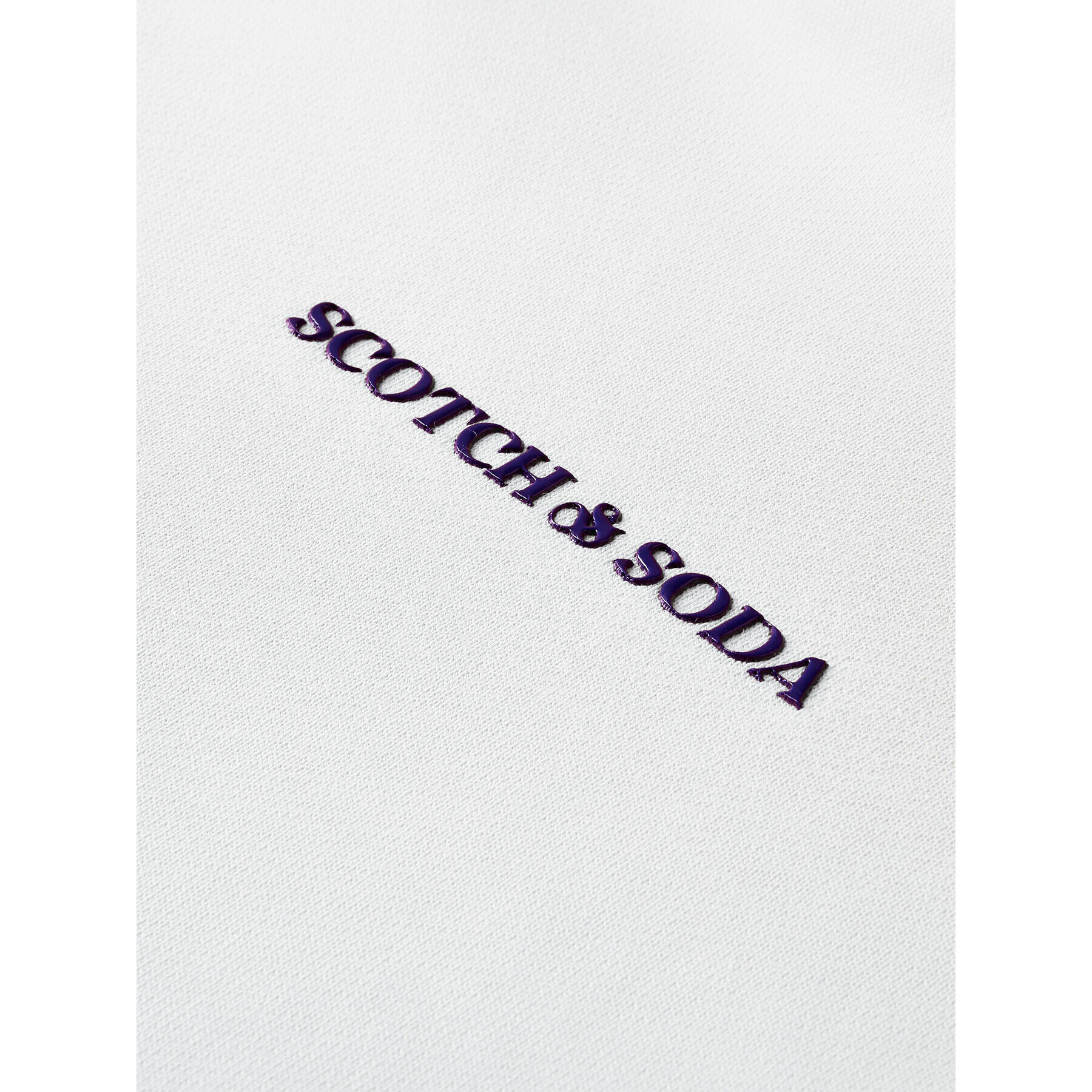 Scotch & Soda Тишърт Unisex 167331 Бял Regular Fit - Pepit.bg