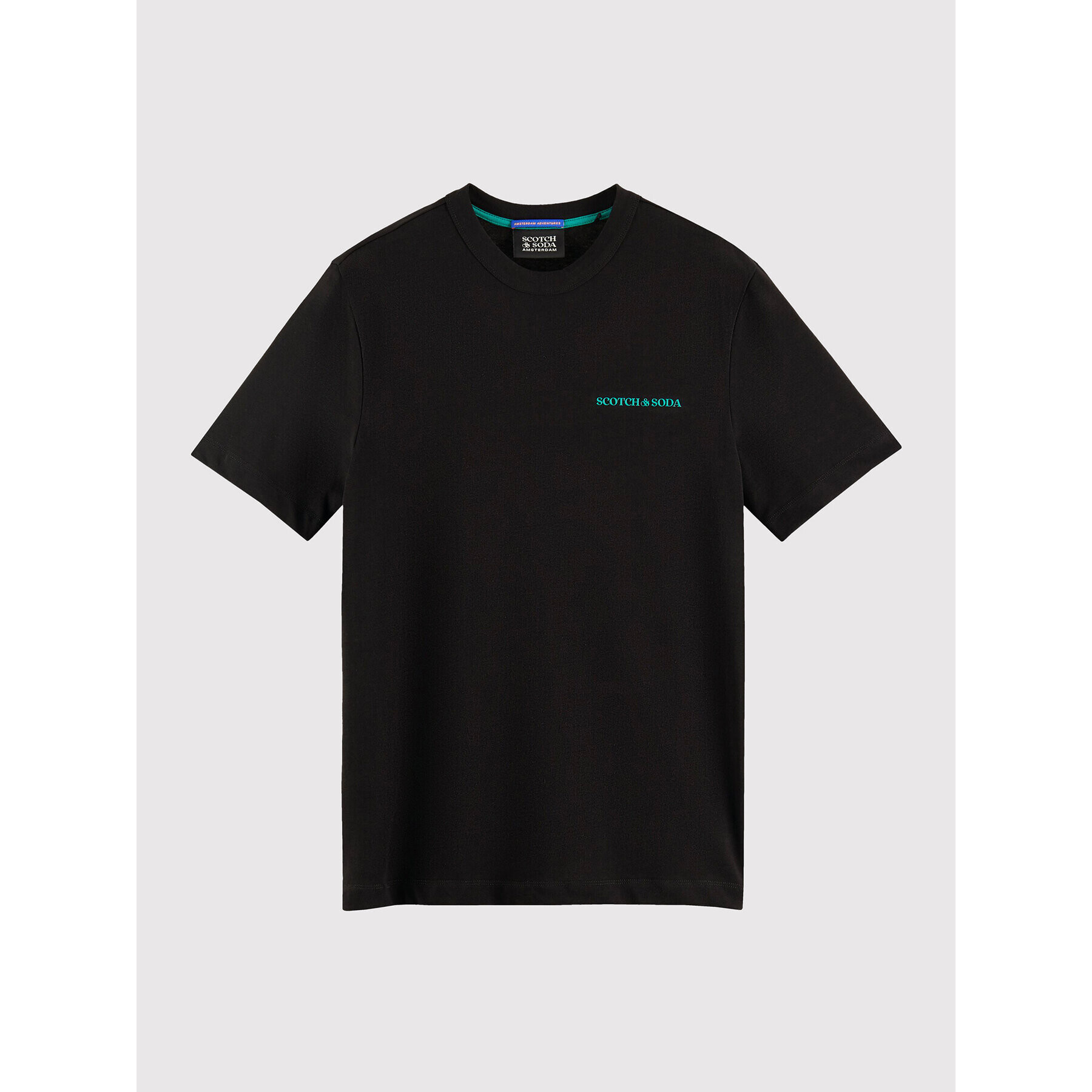 Scotch & Soda Тишърт Unisex 167331 Черен Regular Fit - Pepit.bg