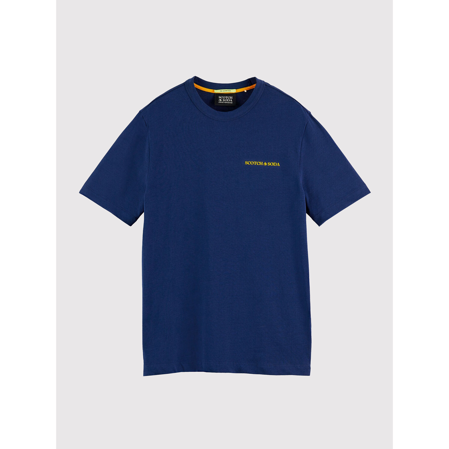 Scotch & Soda Тишърт Unisex 167331 Тъмносин Regular Fit - Pepit.bg