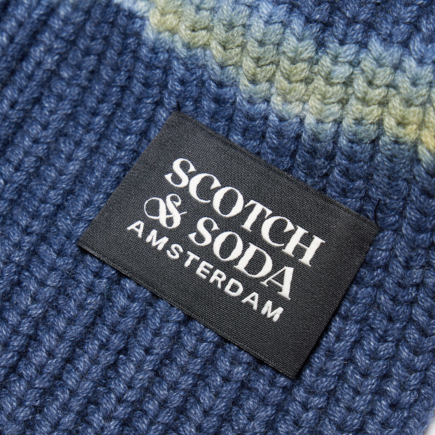 Scotch & Soda Зимен шал 169304 Тъмносин - Pepit.bg