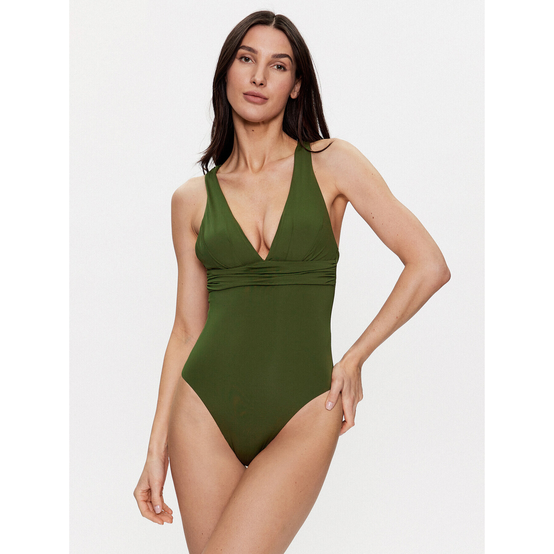 Seafolly Бански костюм 10950-942 Зелен - Pepit.bg