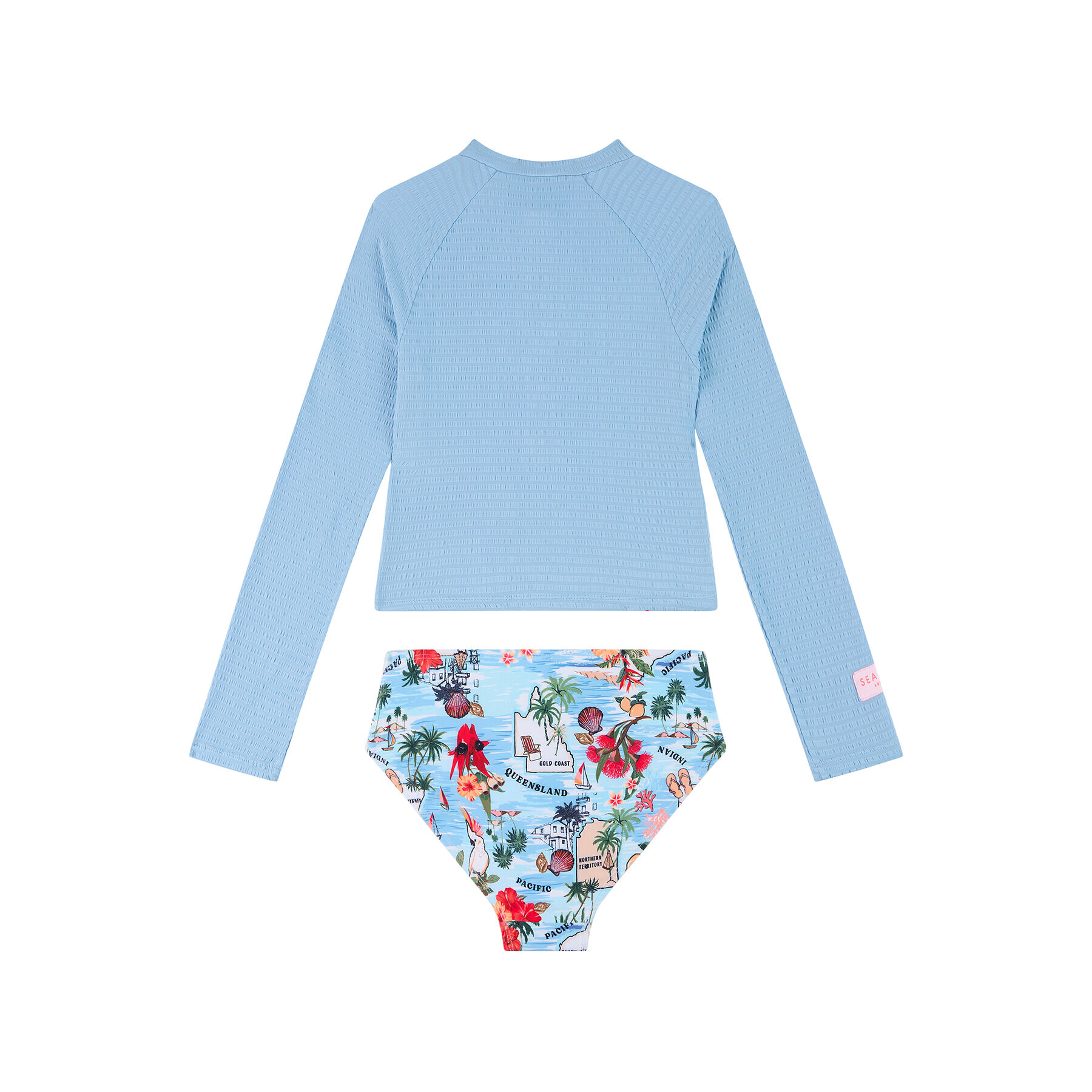 Seafolly Бански костюм 27205 Син - Pepit.bg