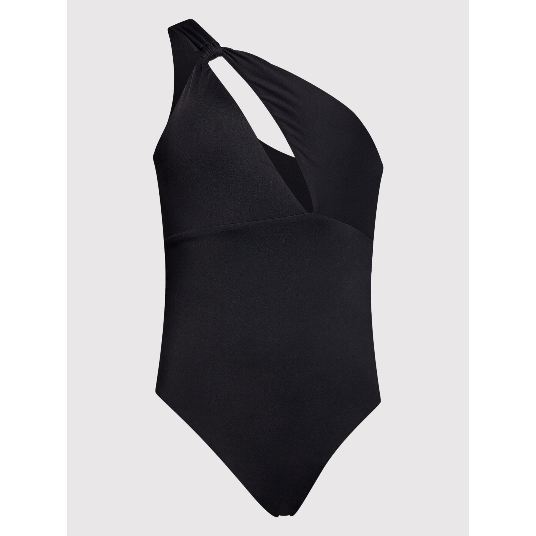 Seafolly Бански костюм One Shoulder 10887-942 Черен - Pepit.bg