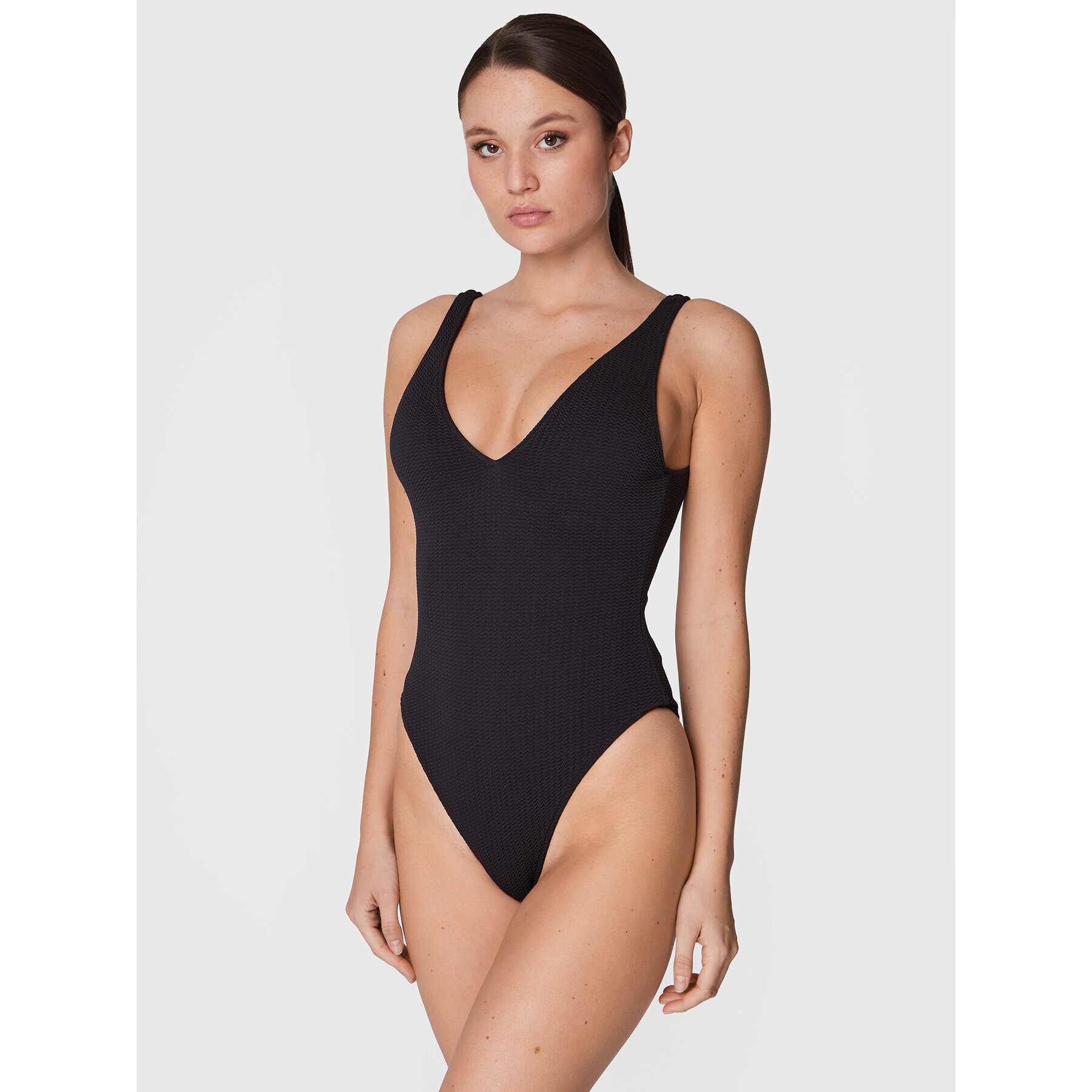 Seafolly Бански костюм Sea Dive 10974-861 Черен - Pepit.bg