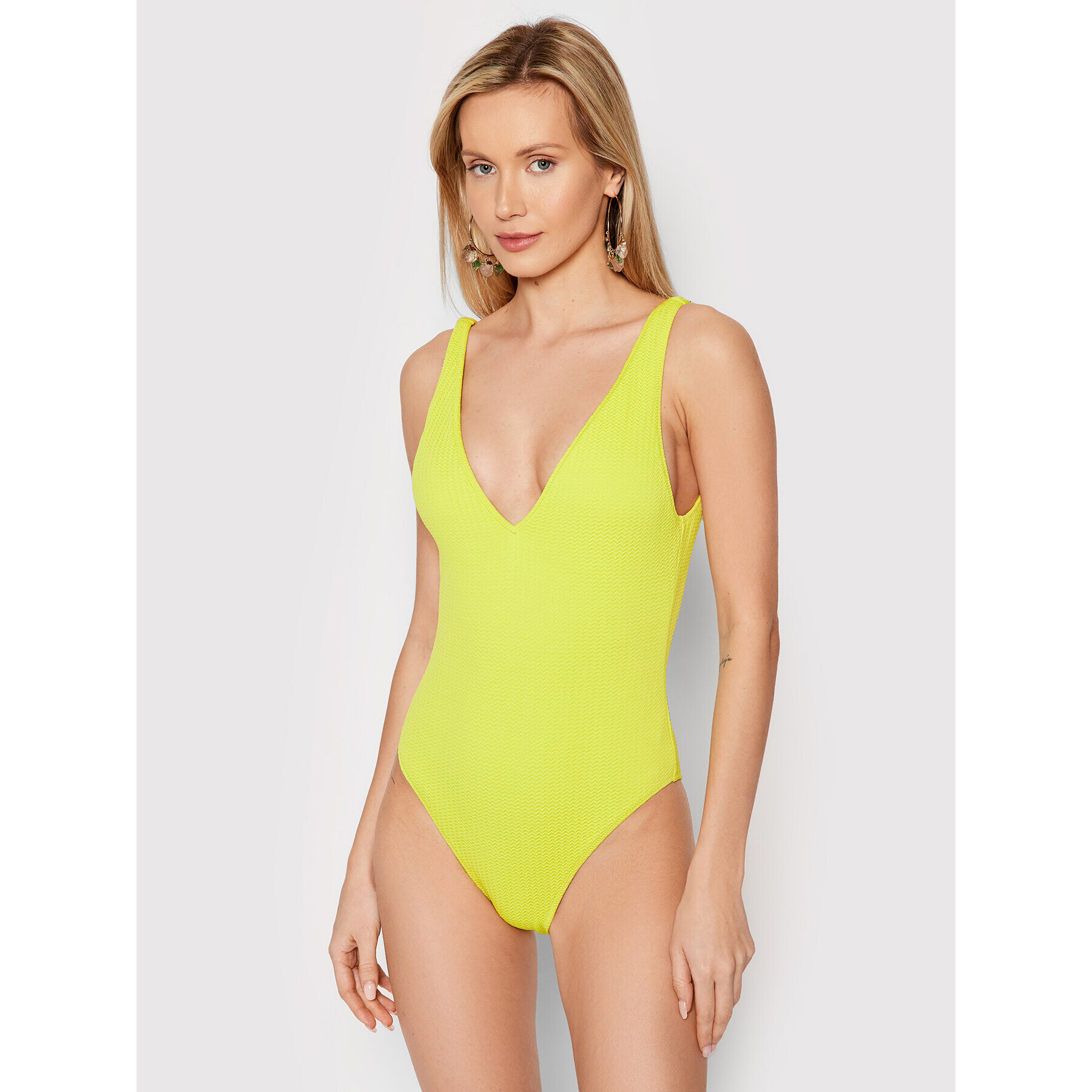 Seafolly Бански костюм Sea Dive 10974-861 Зелен - Pepit.bg