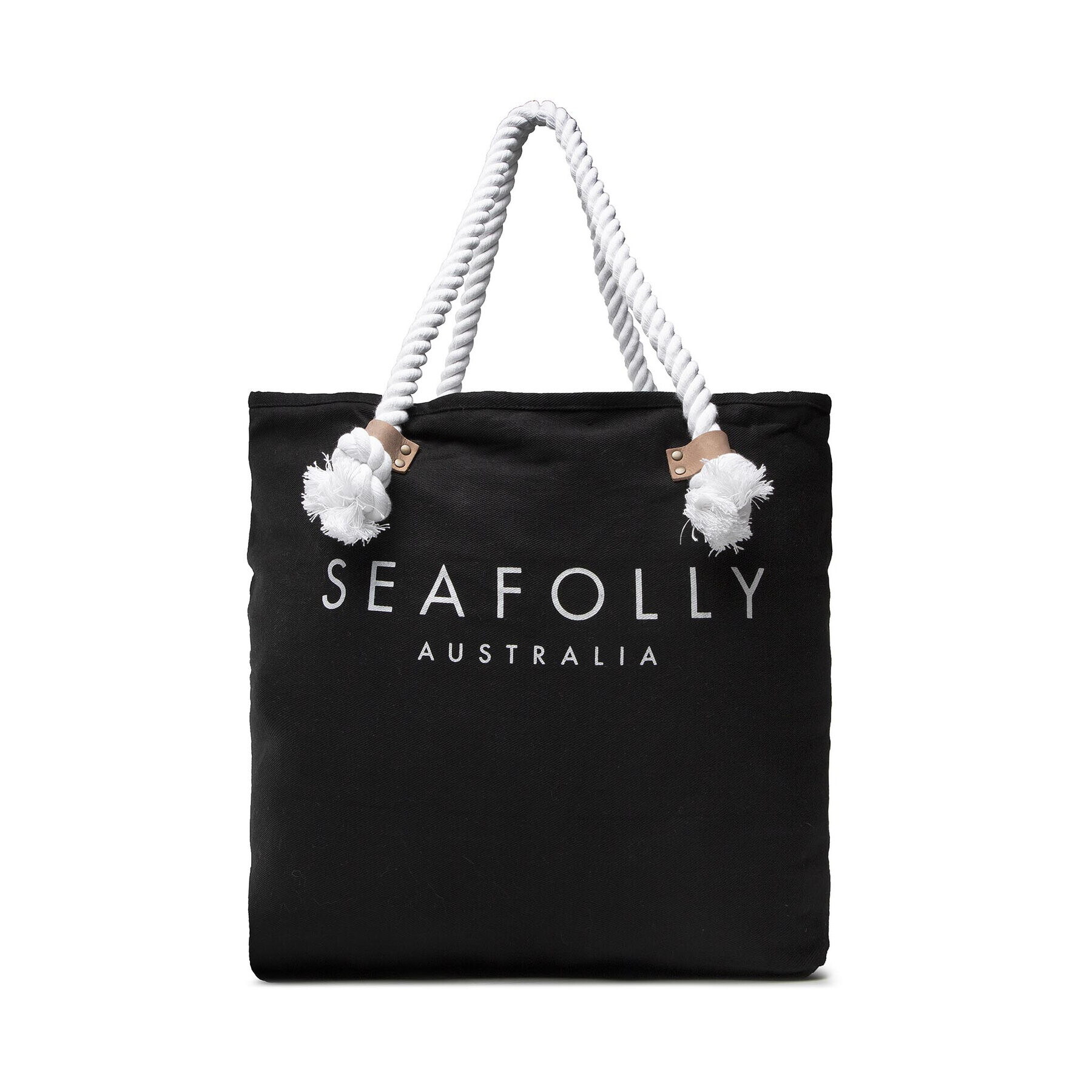 Seafolly Дамска чанта Ship Sail Tote 71147-BG Черен - Pepit.bg