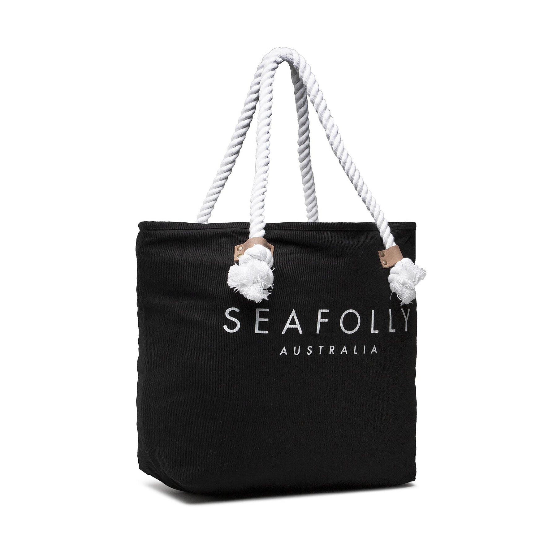 Seafolly Дамска чанта Ship Sail Tote 71147-BG Черен - Pepit.bg