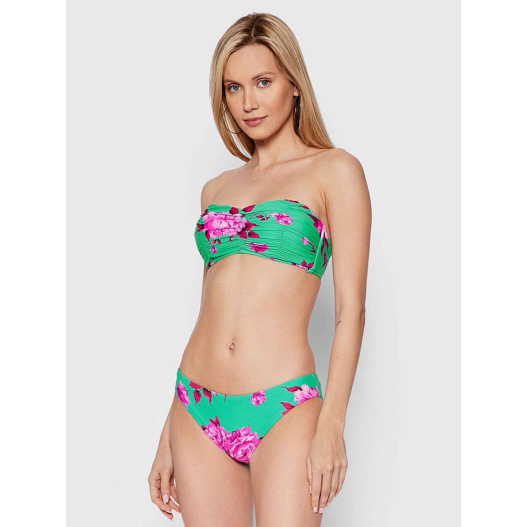 Seafolly Долнище на бански Full Bloom 40473-932 Зелен - Pepit.bg