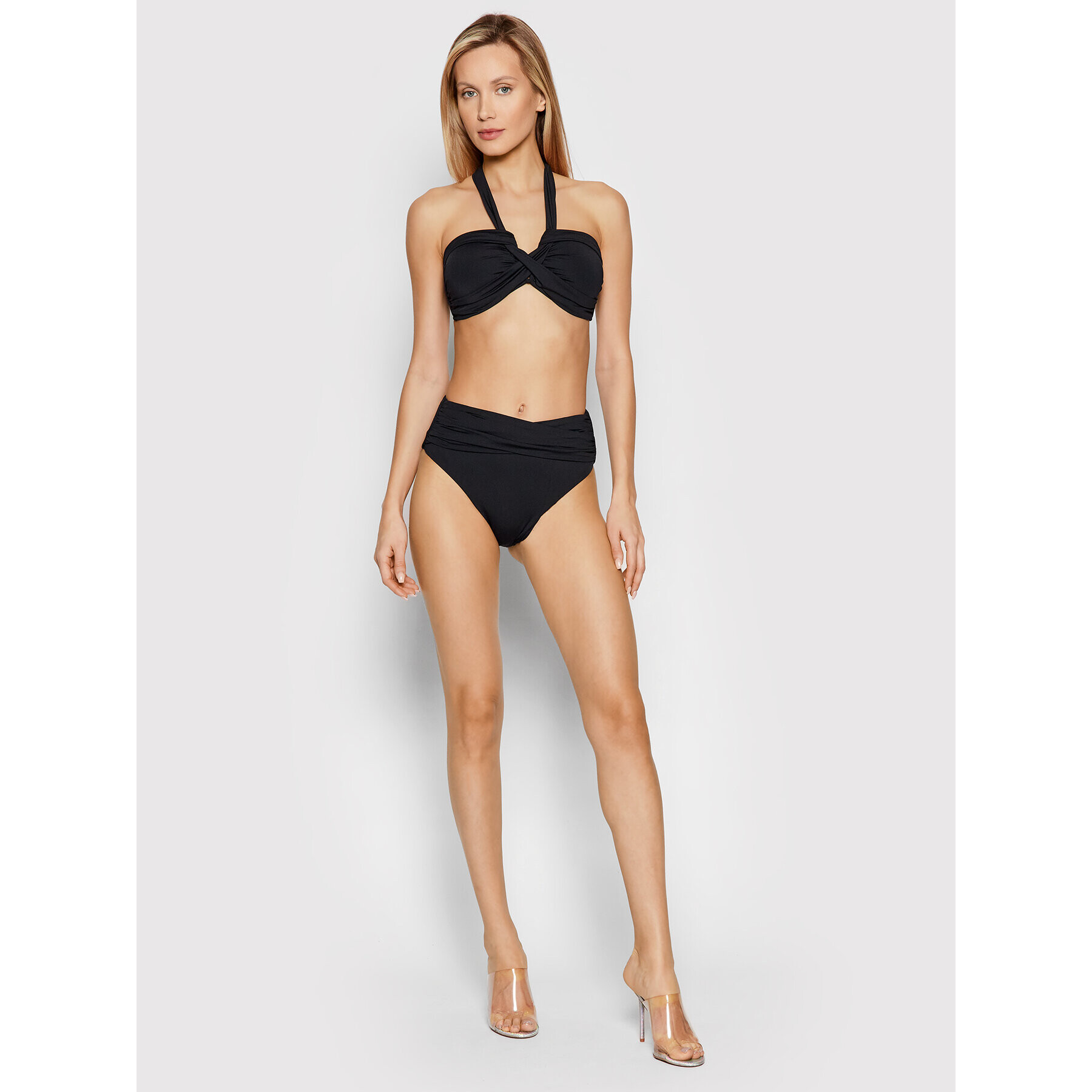 Seafolly Долнище на бански Wrap Front 40643-942 Черен - Pepit.bg