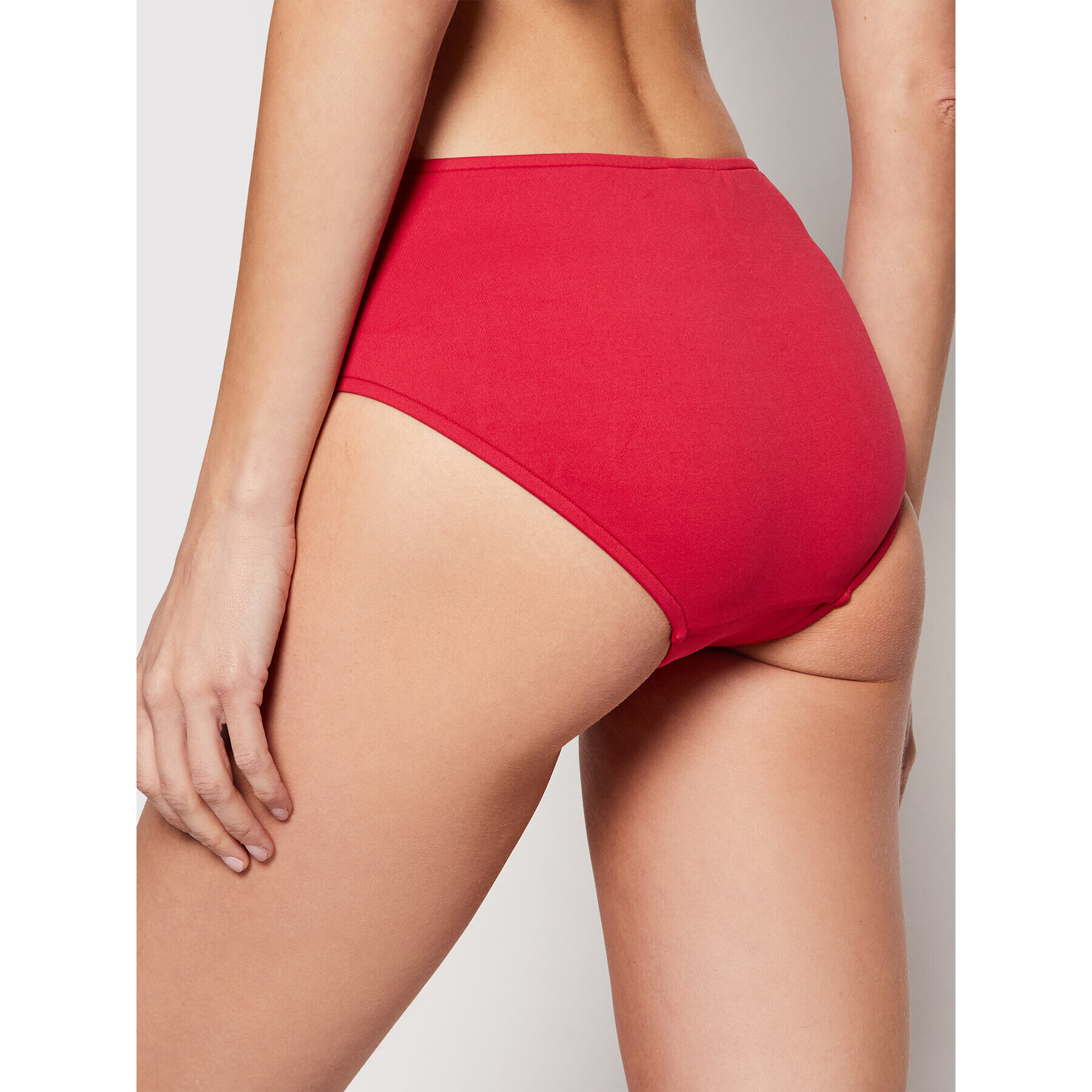 Seafolly Долнище на бански Gathered Front Retro 40343-065 Червен - Pepit.bg