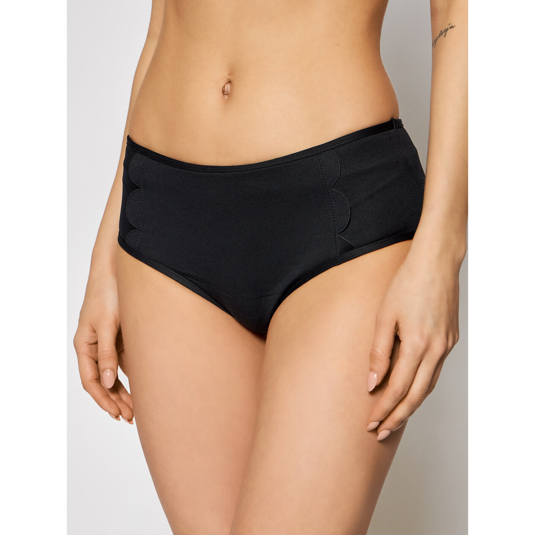 Seafolly Долнище на бански Mid Rise 40572-065 Черен - Pepit.bg