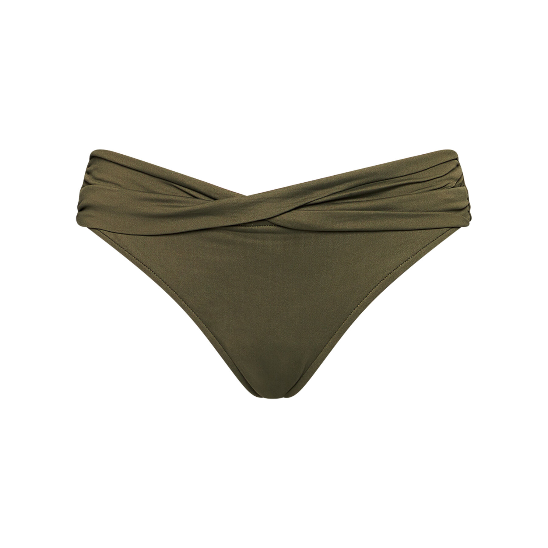 Seafolly Долнище на бански Twist Band S4320-065 Зелен - Pepit.bg