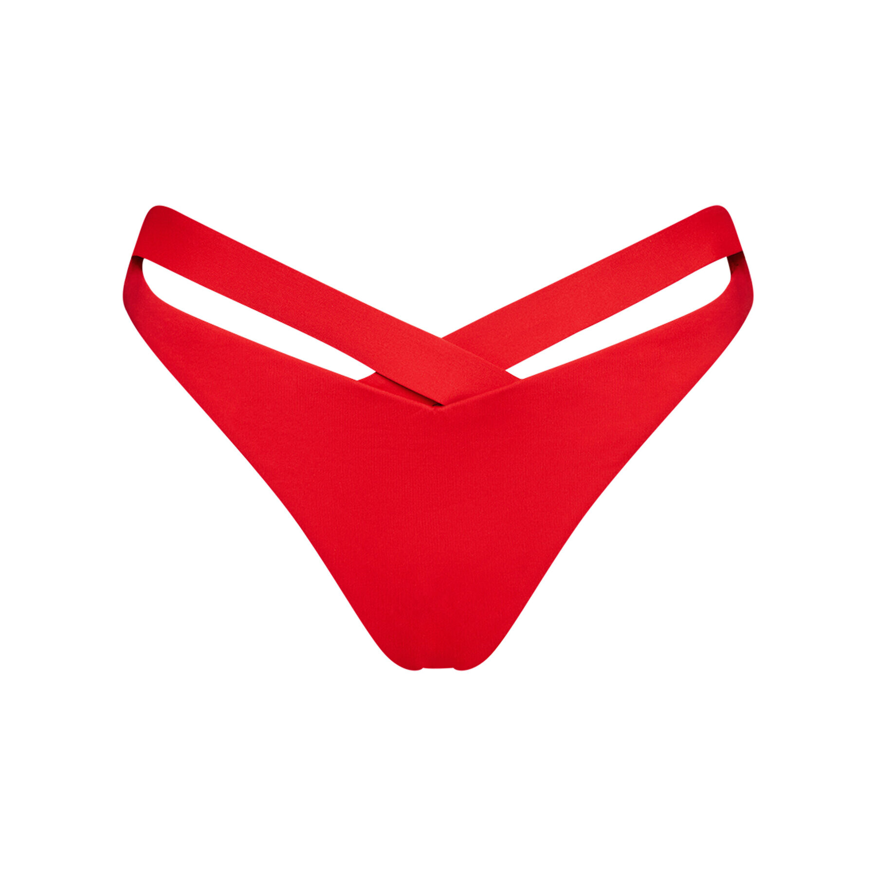 Seafolly Долнище на бански V Band High Cut 40650-058 Червен - Pepit.bg