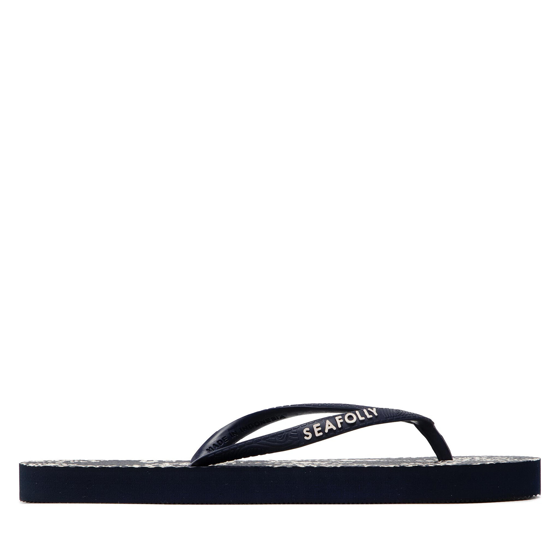 Seafolly Джапанки Full Bloom Thong 71825 Тъмносин - Pepit.bg