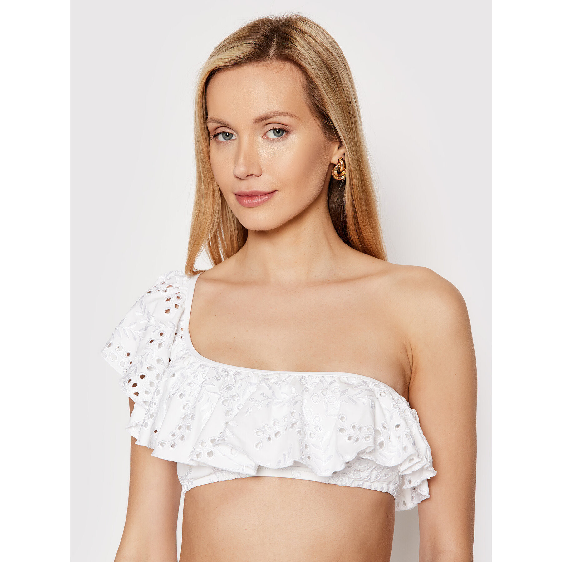 Seafolly Горнище на бански Costa Bella 31002-922 Бял - Pepit.bg