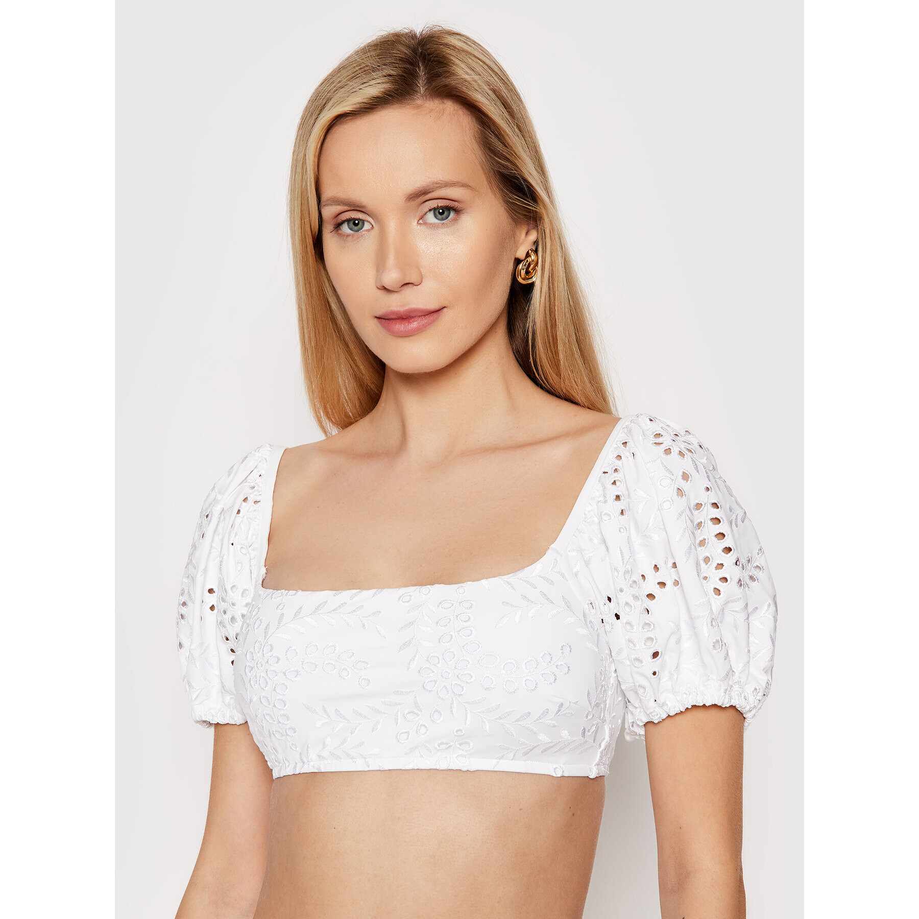 Seafolly Горнище на бански Costa Bella 31361-922 Бял - Pepit.bg