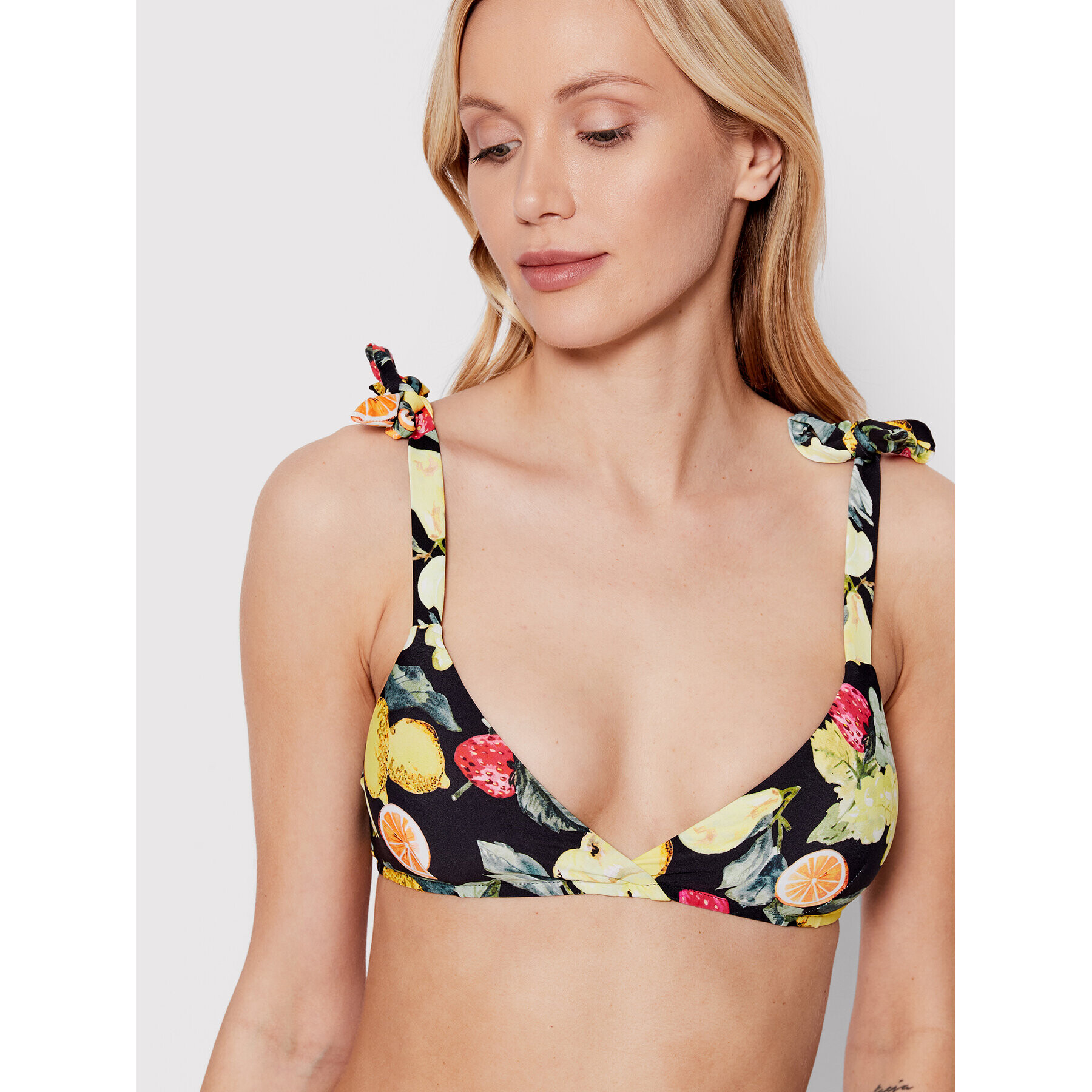 Seafolly Горнище на бански Lemoncello 31374-945 Черен - Pepit.bg