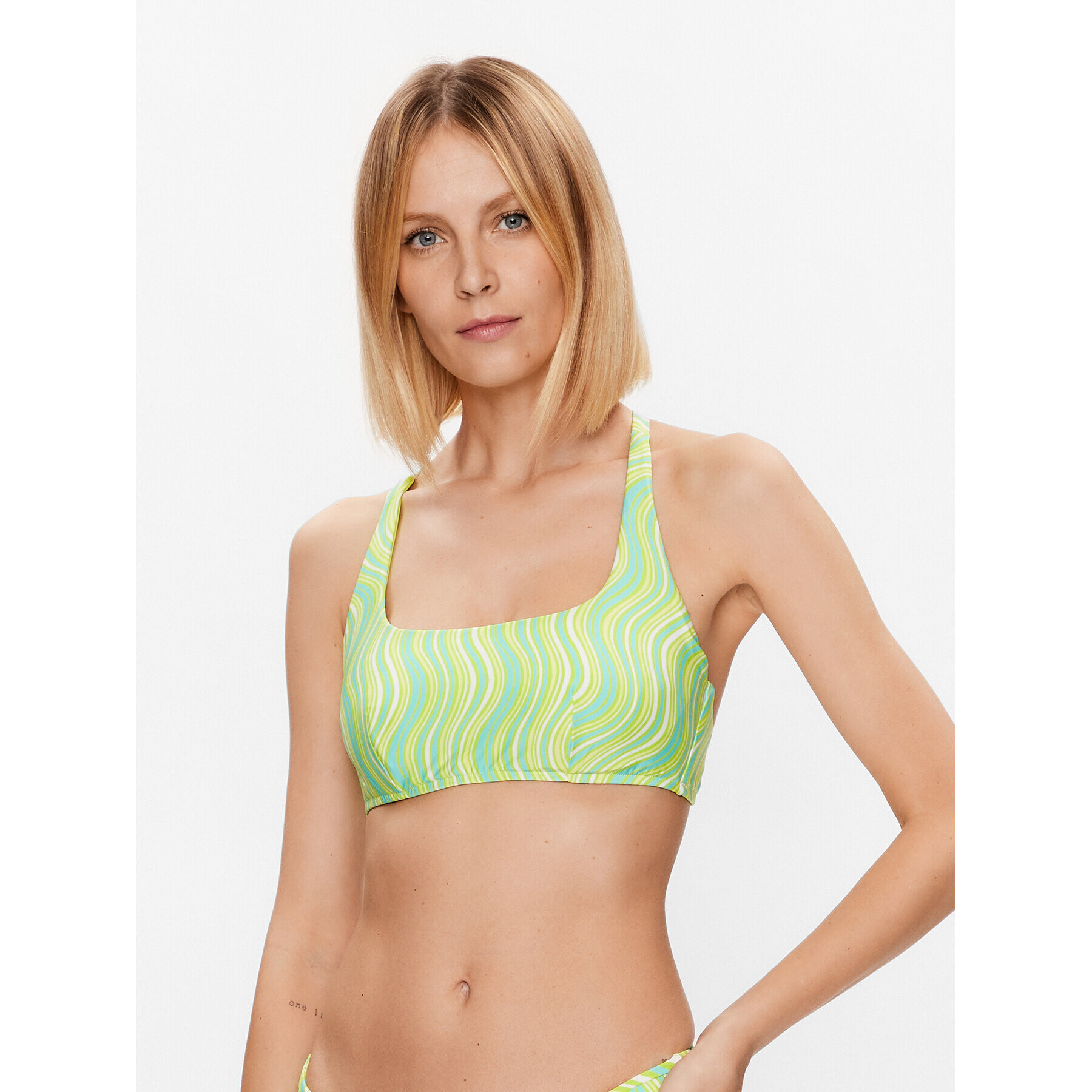 Seafolly Горнище на бански Mod Squad 31368DD050 Зелен - Pepit.bg