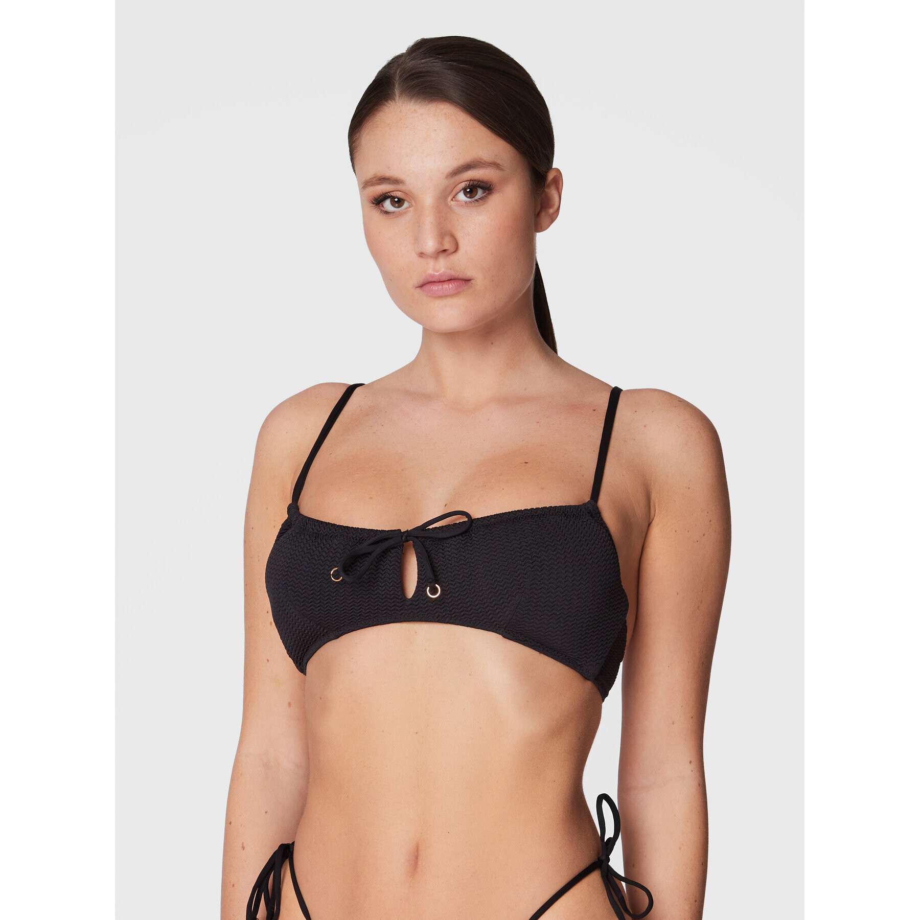 Seafolly Горнище на бански Sea Dive 31420-861 Черен - Pepit.bg