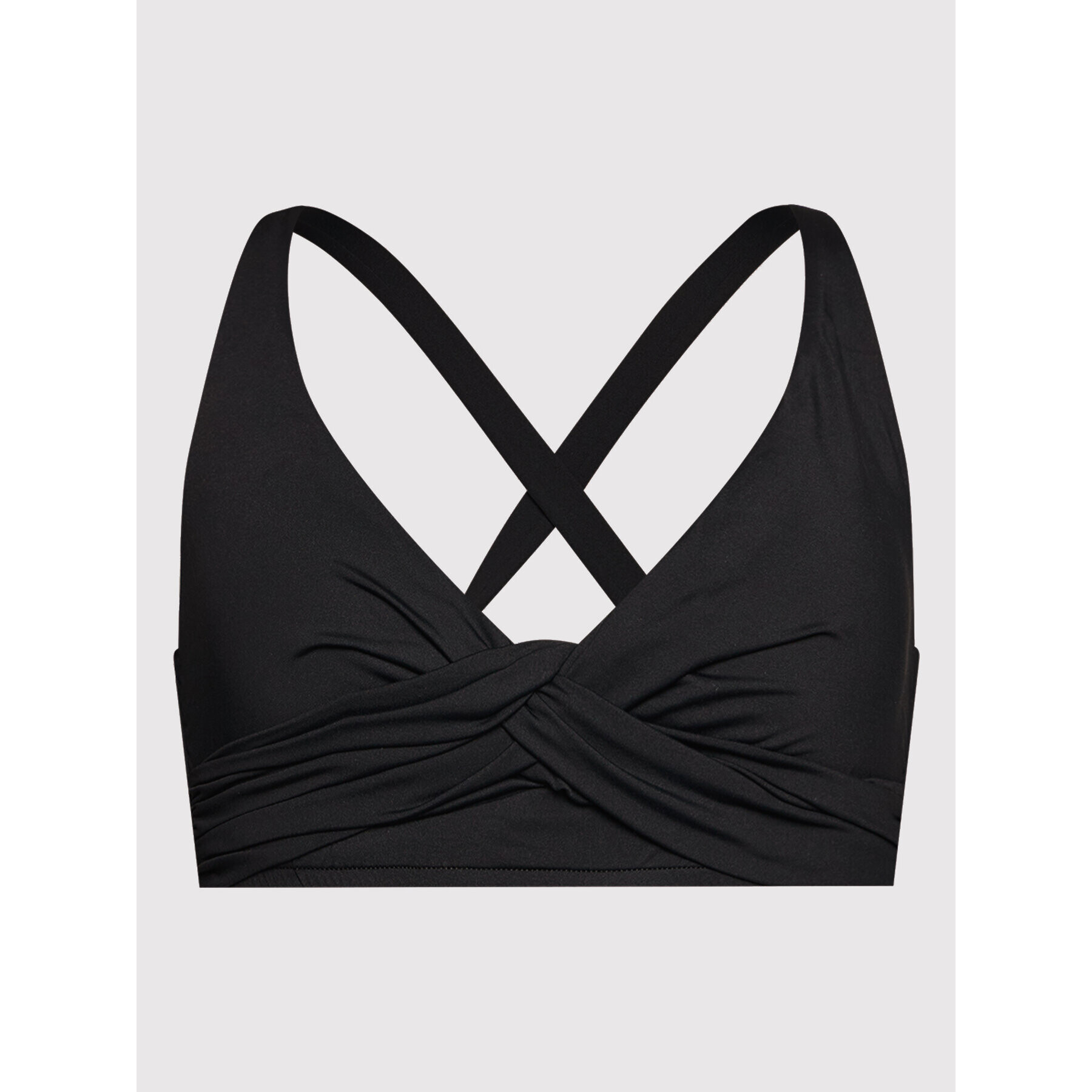 Seafolly Горнище на бански Double Wrap 31275DD942 Черен - Pepit.bg