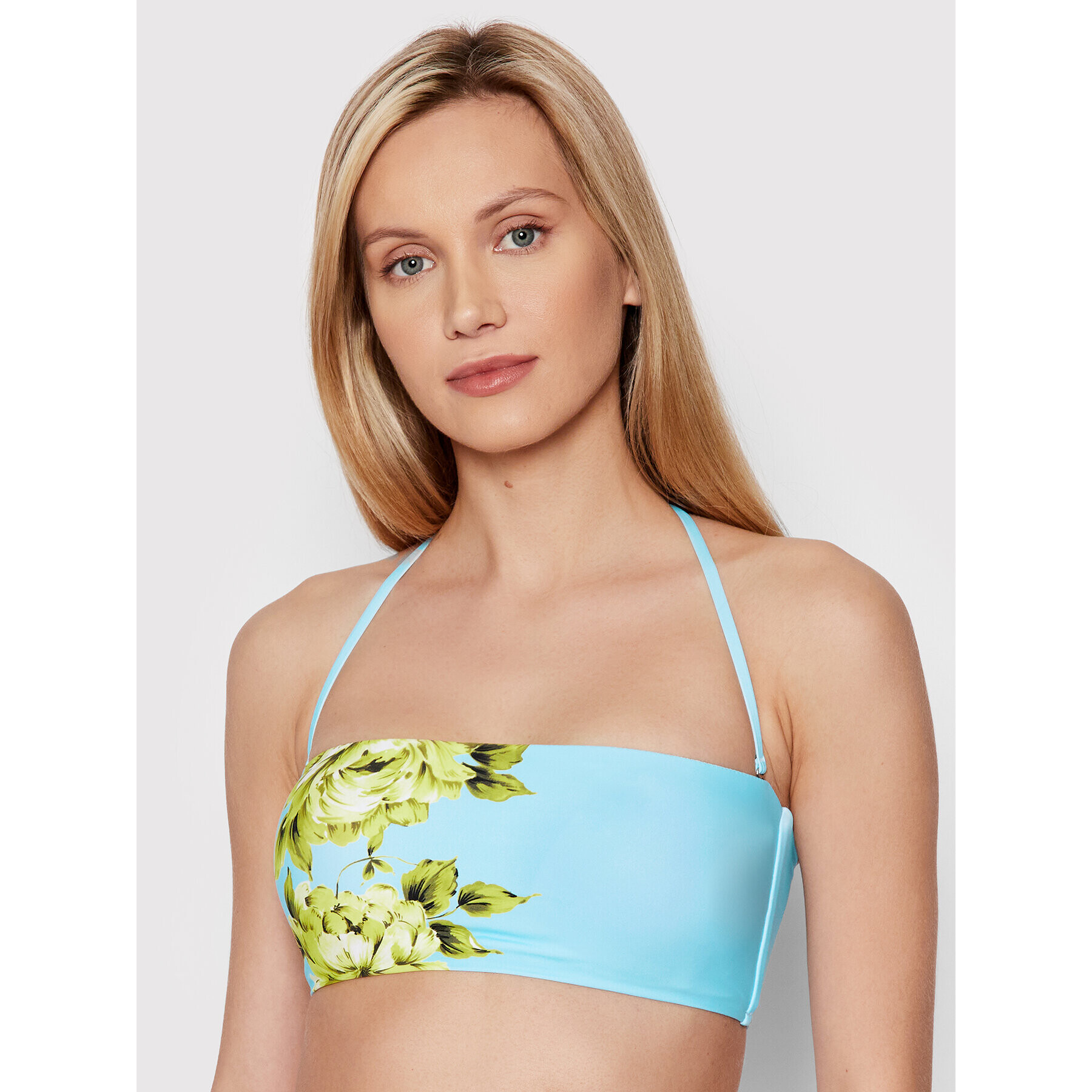 Seafolly Горнище на бански Full Bloom 31319-932 Син - Pepit.bg