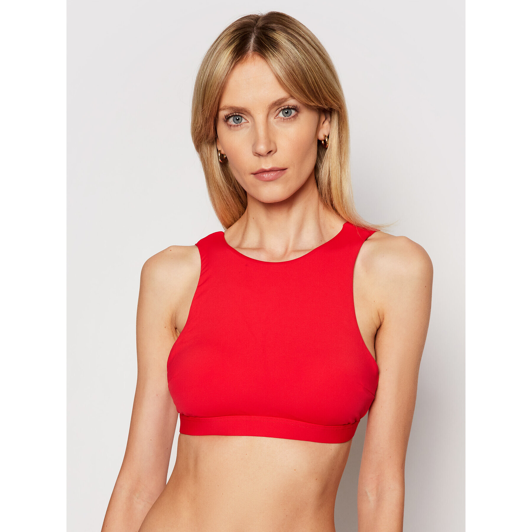 Seafolly Горнище на бански High Neck 31279-058 Червен - Pepit.bg